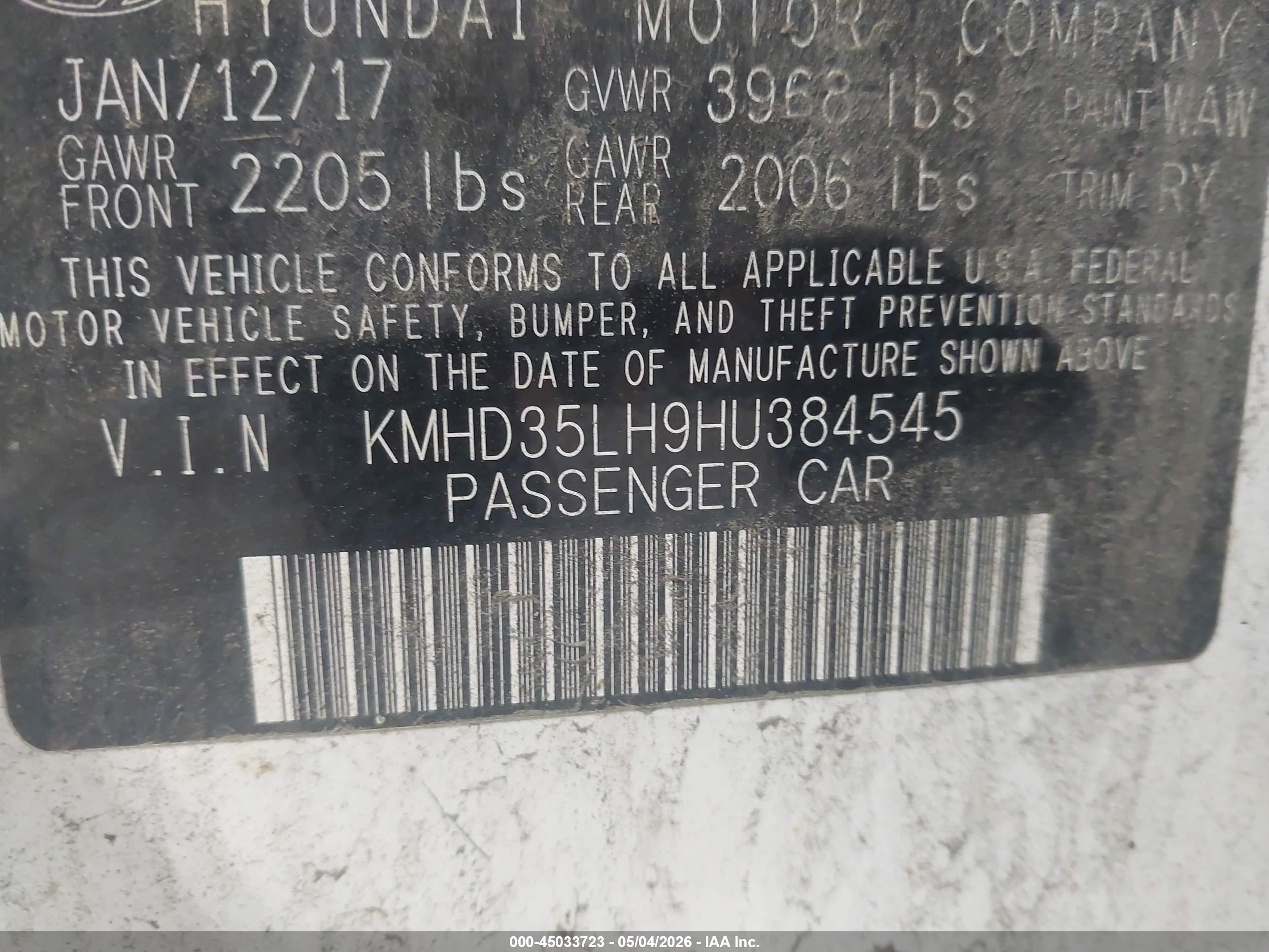 HYUNDAI ELANTRA image 9