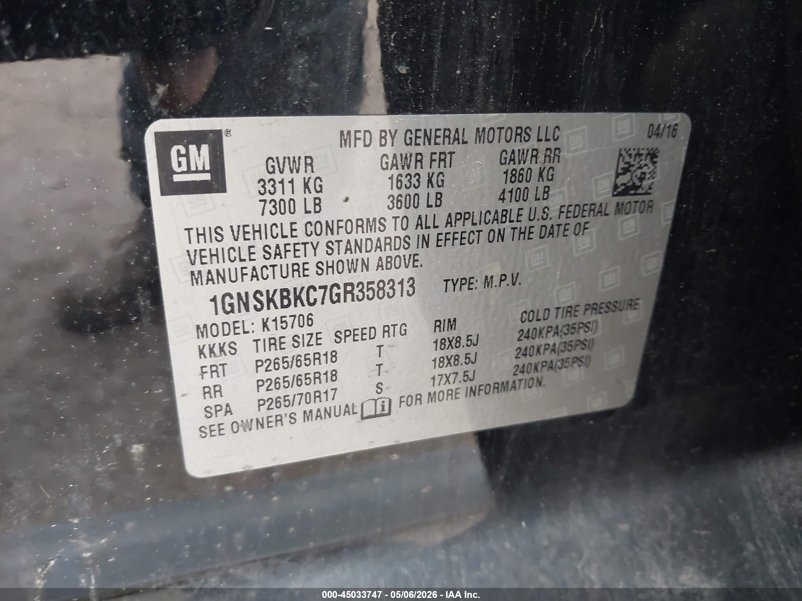 CHEVROLET TAHOE image 9