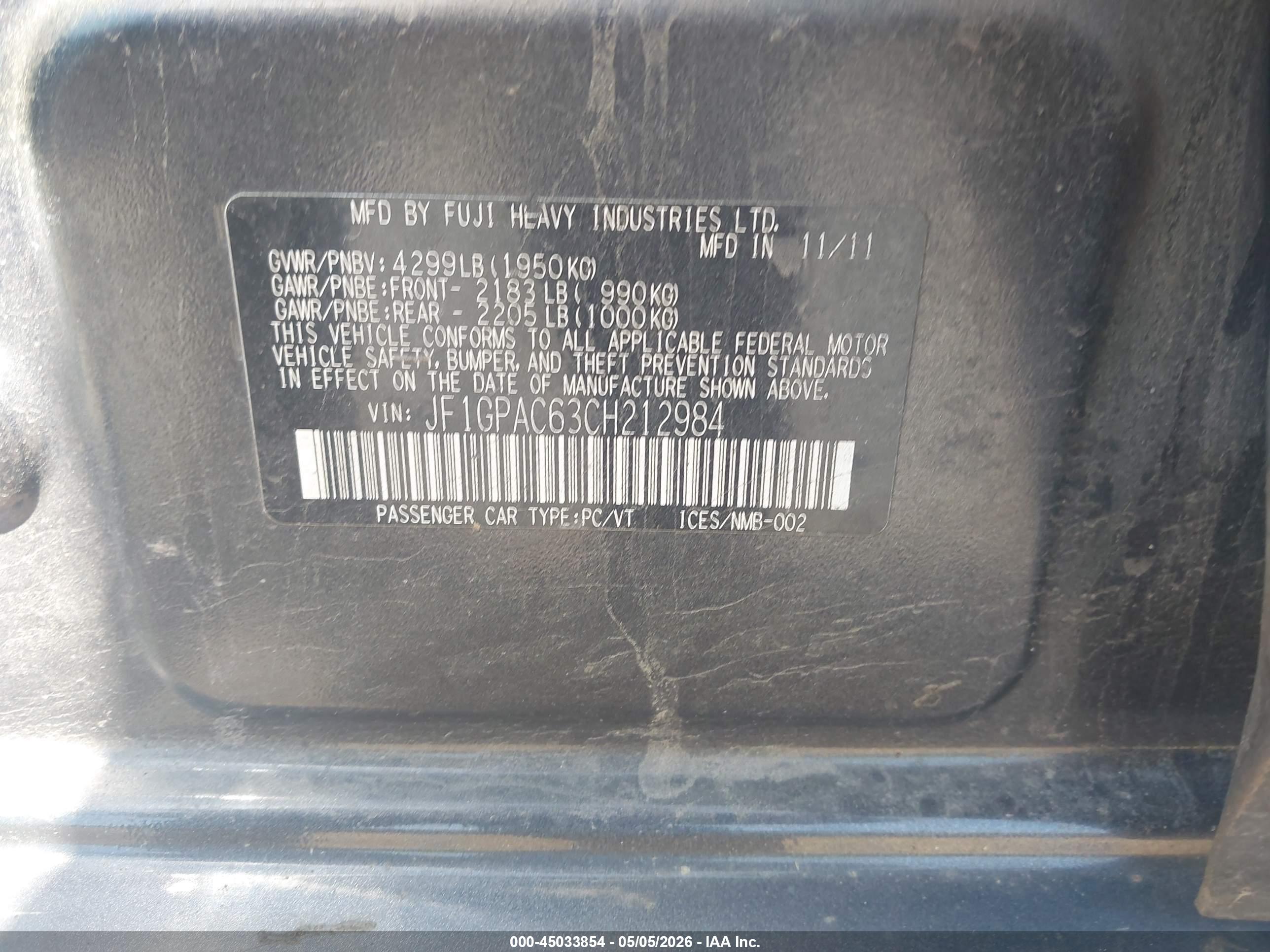 SUBARU IMPREZA image 9