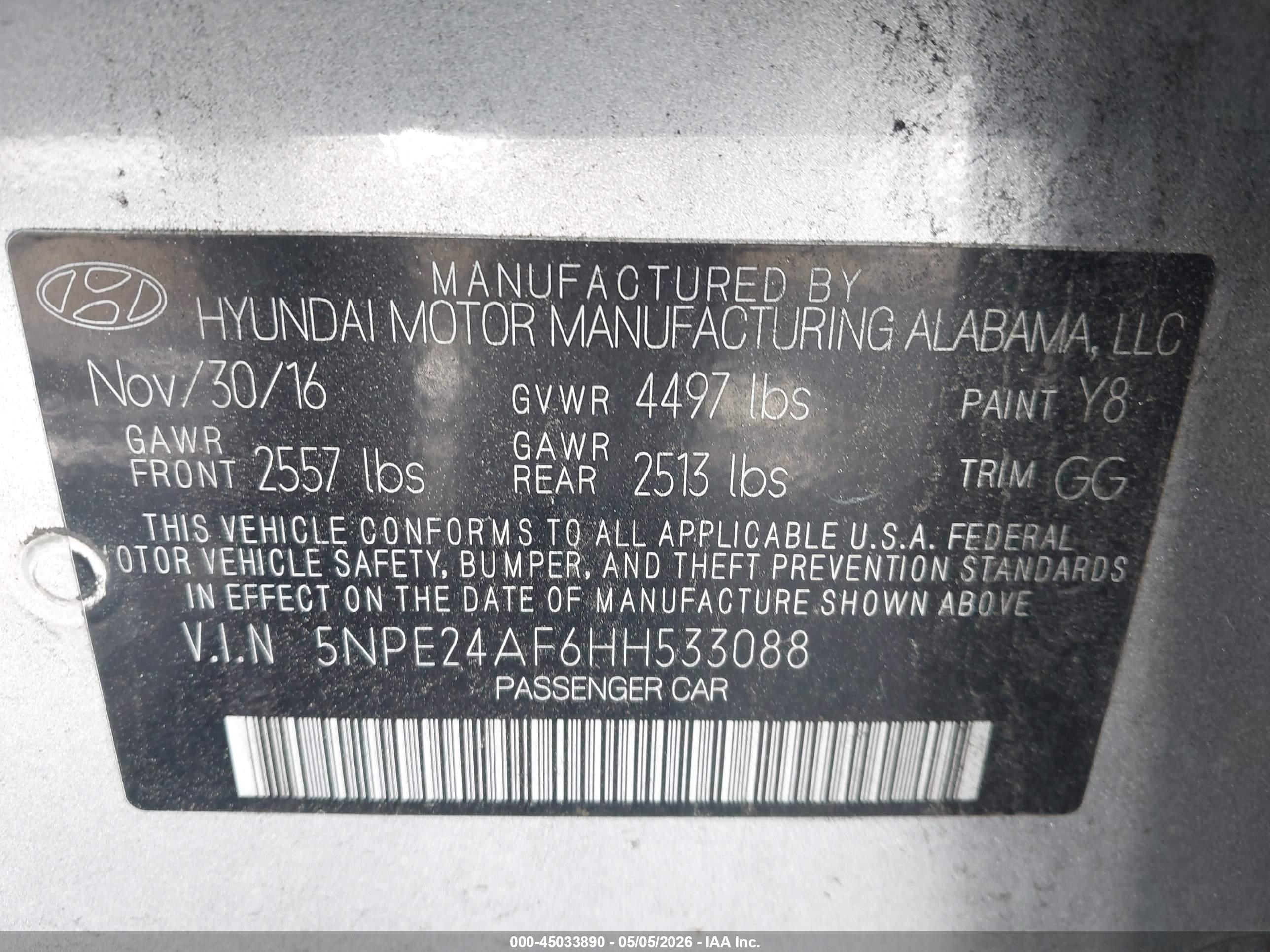 HYUNDAI SONATA image 9