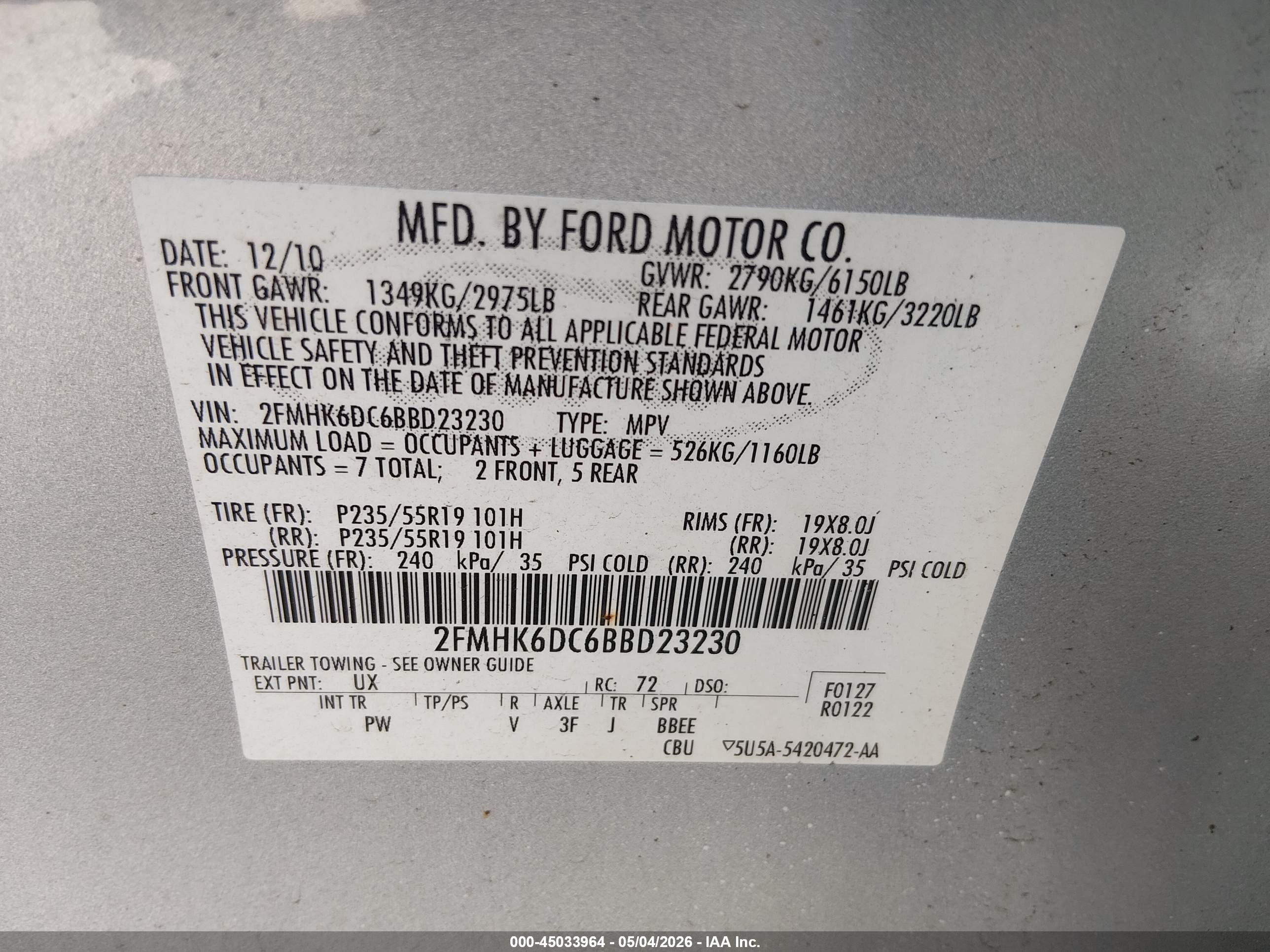 FORD FLEX image 9