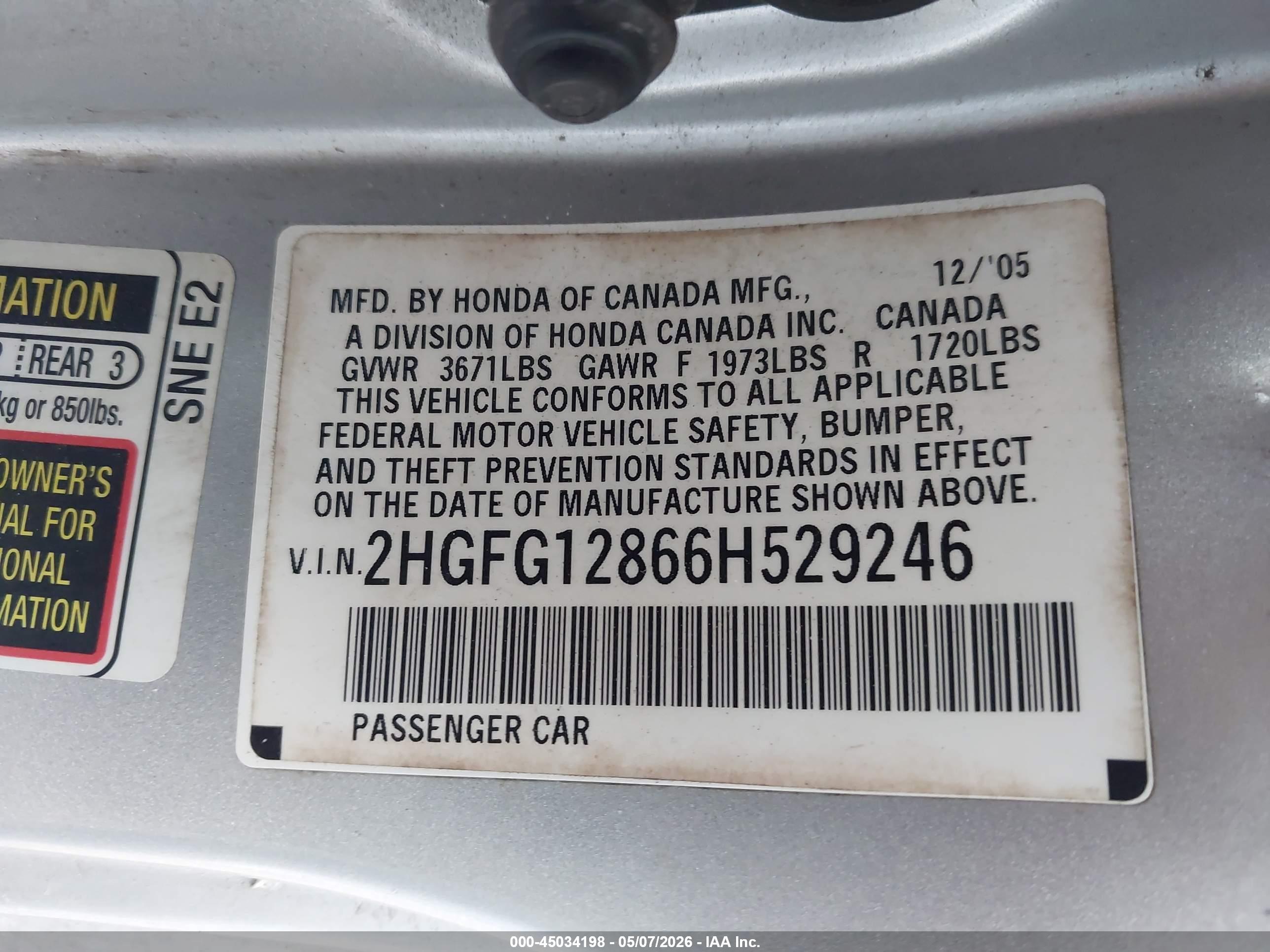 HONDA CIVIC image 9