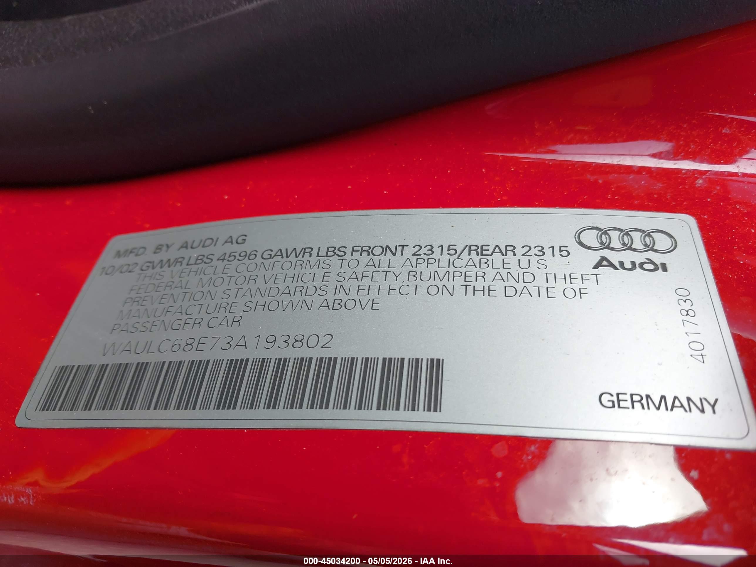 AUDI A4 image 9
