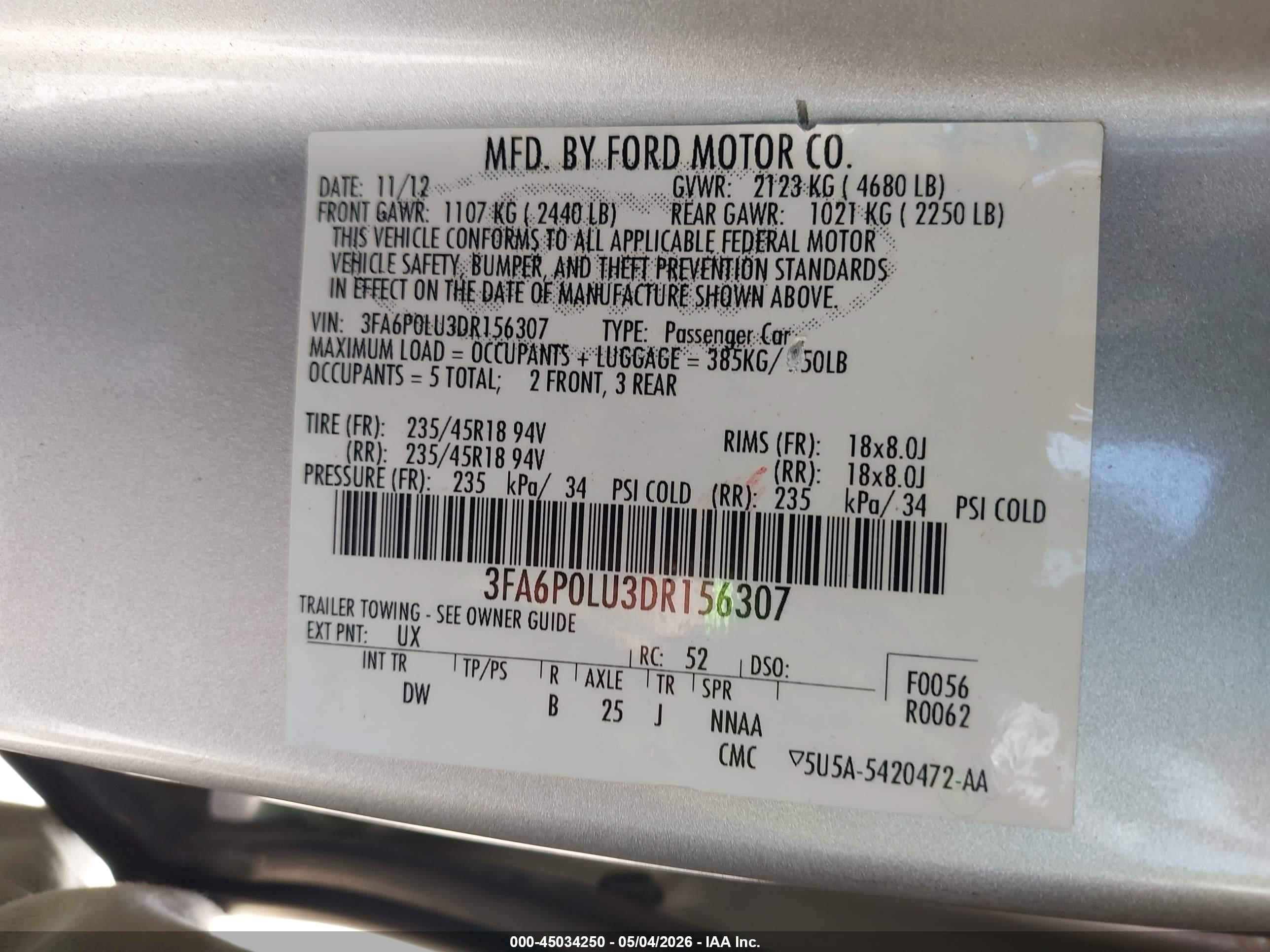 FORD FUSION image 9