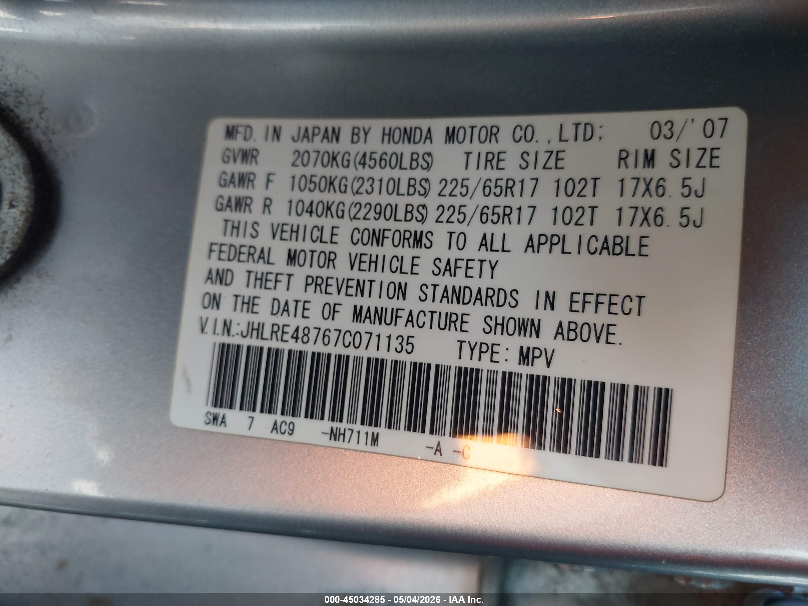 HONDA CR-V image 9