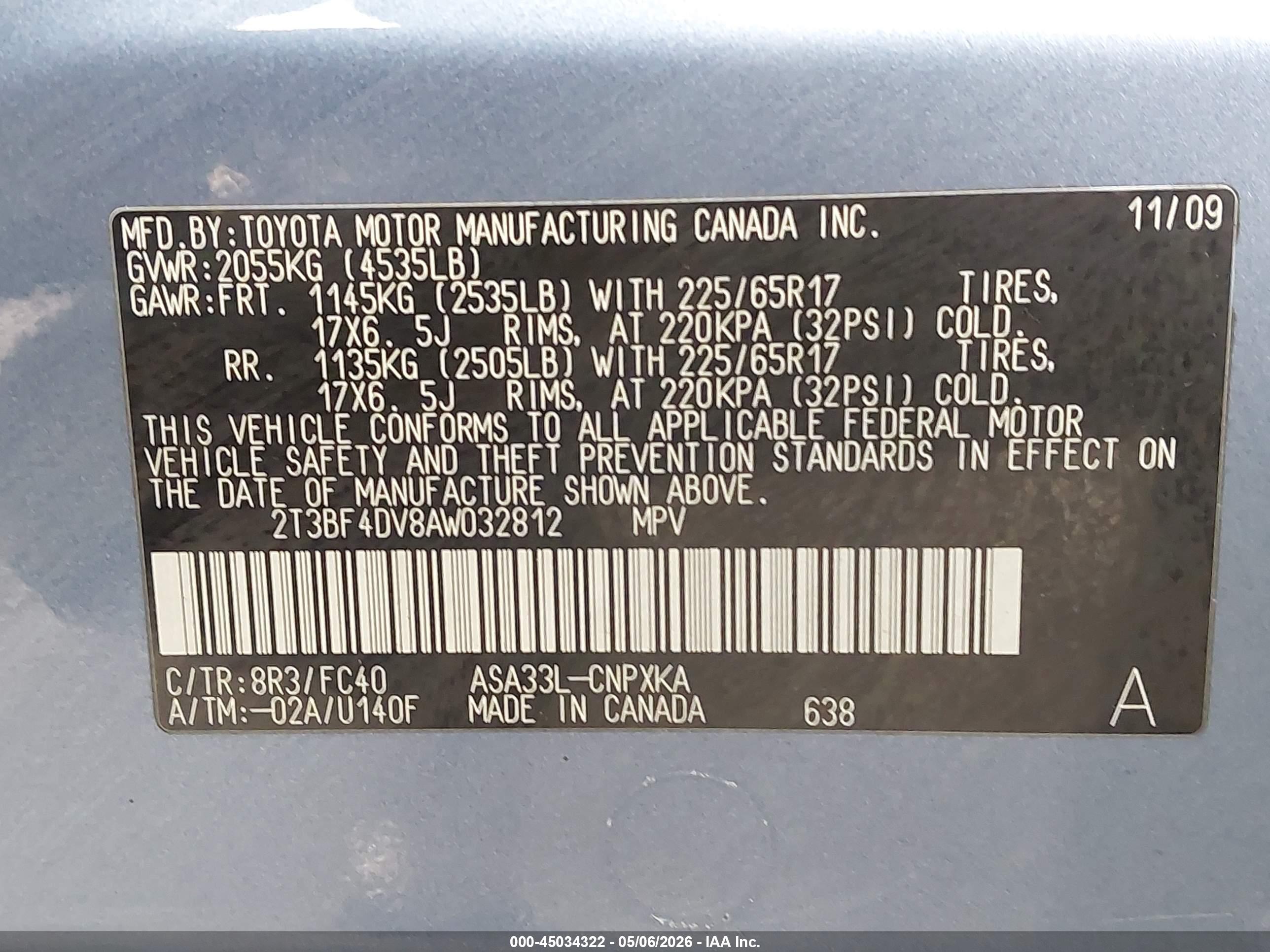 TOYOTA RAV4 image 9