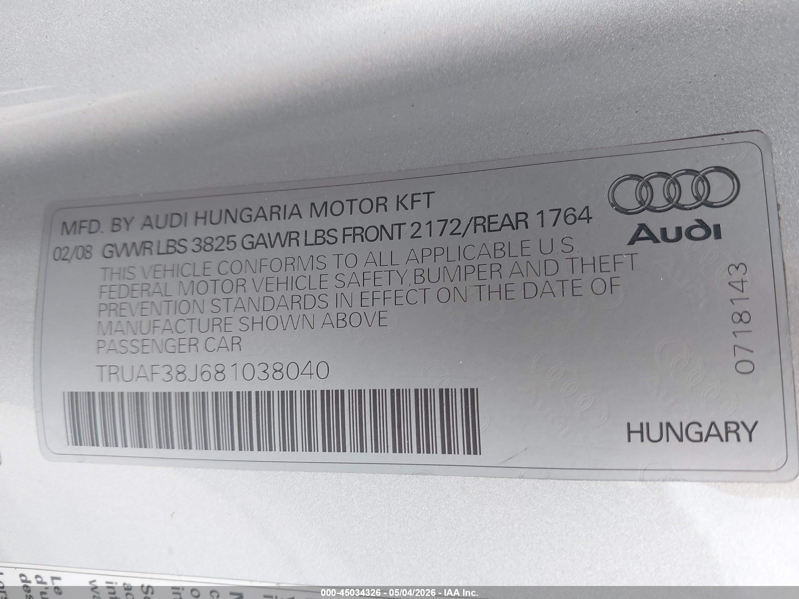 AUDI TT image 9