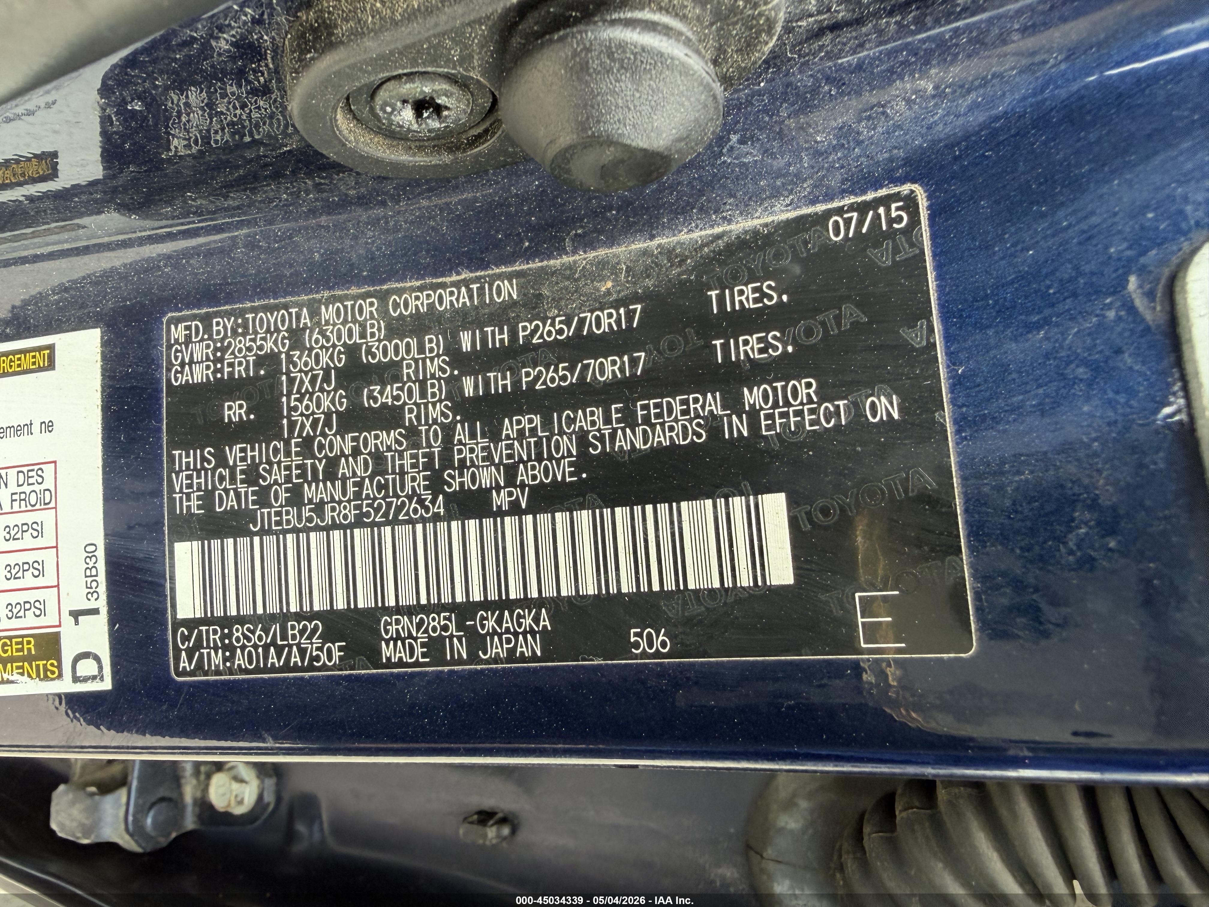 TOYOTA 4RUNNER image 9
