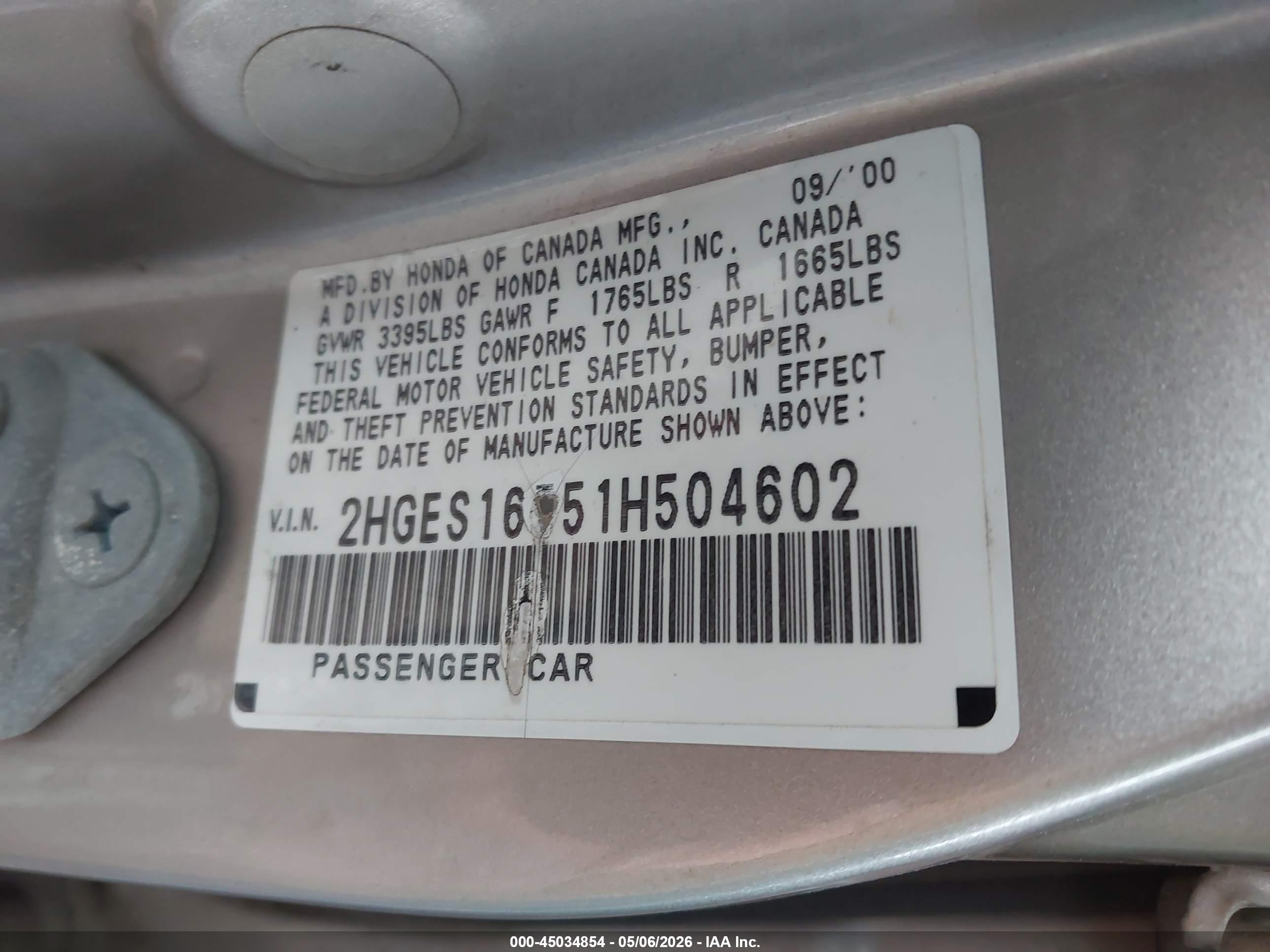 HONDA CIVIC image 9
