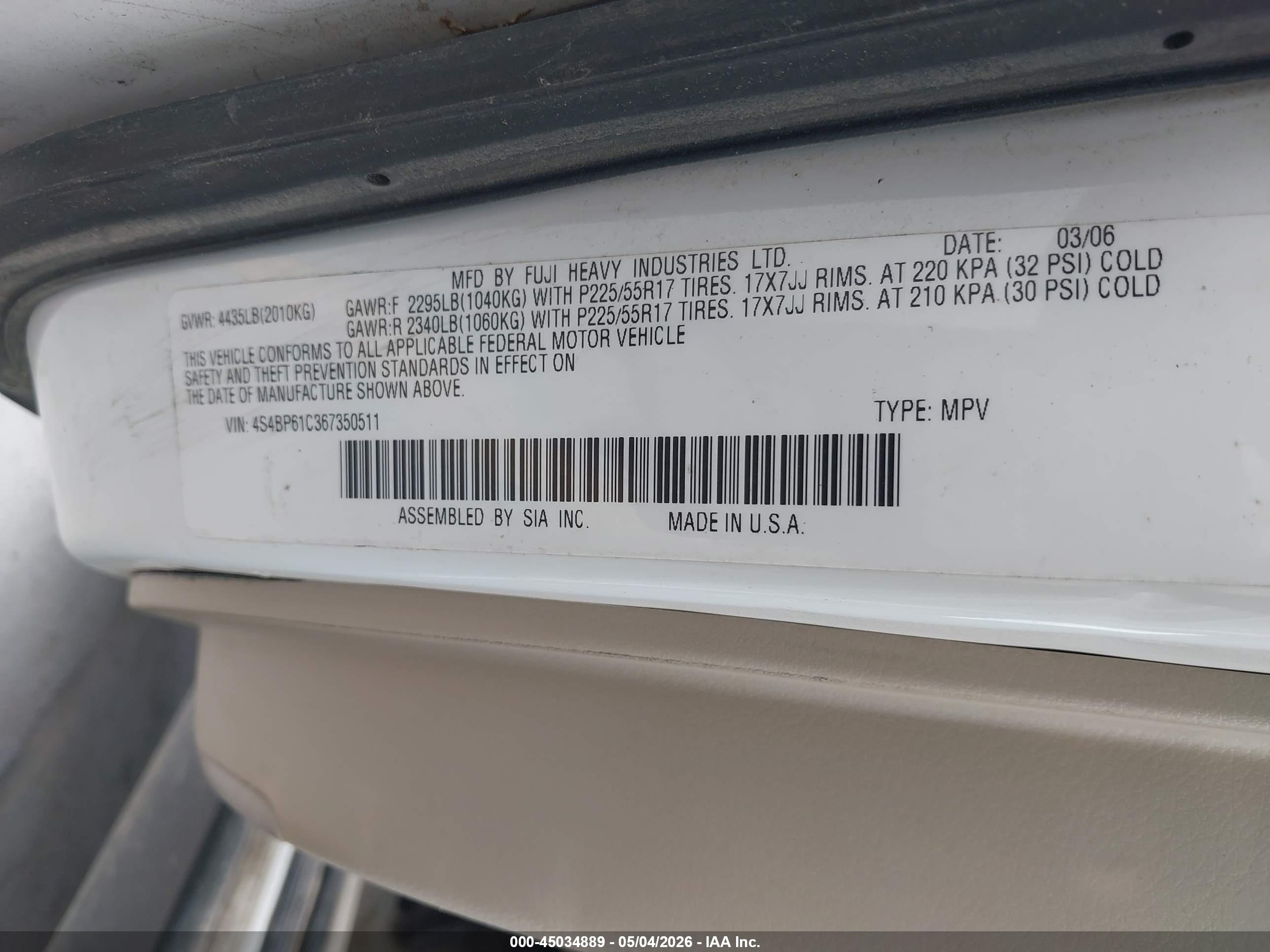 SUBARU OUTBACK image 9
