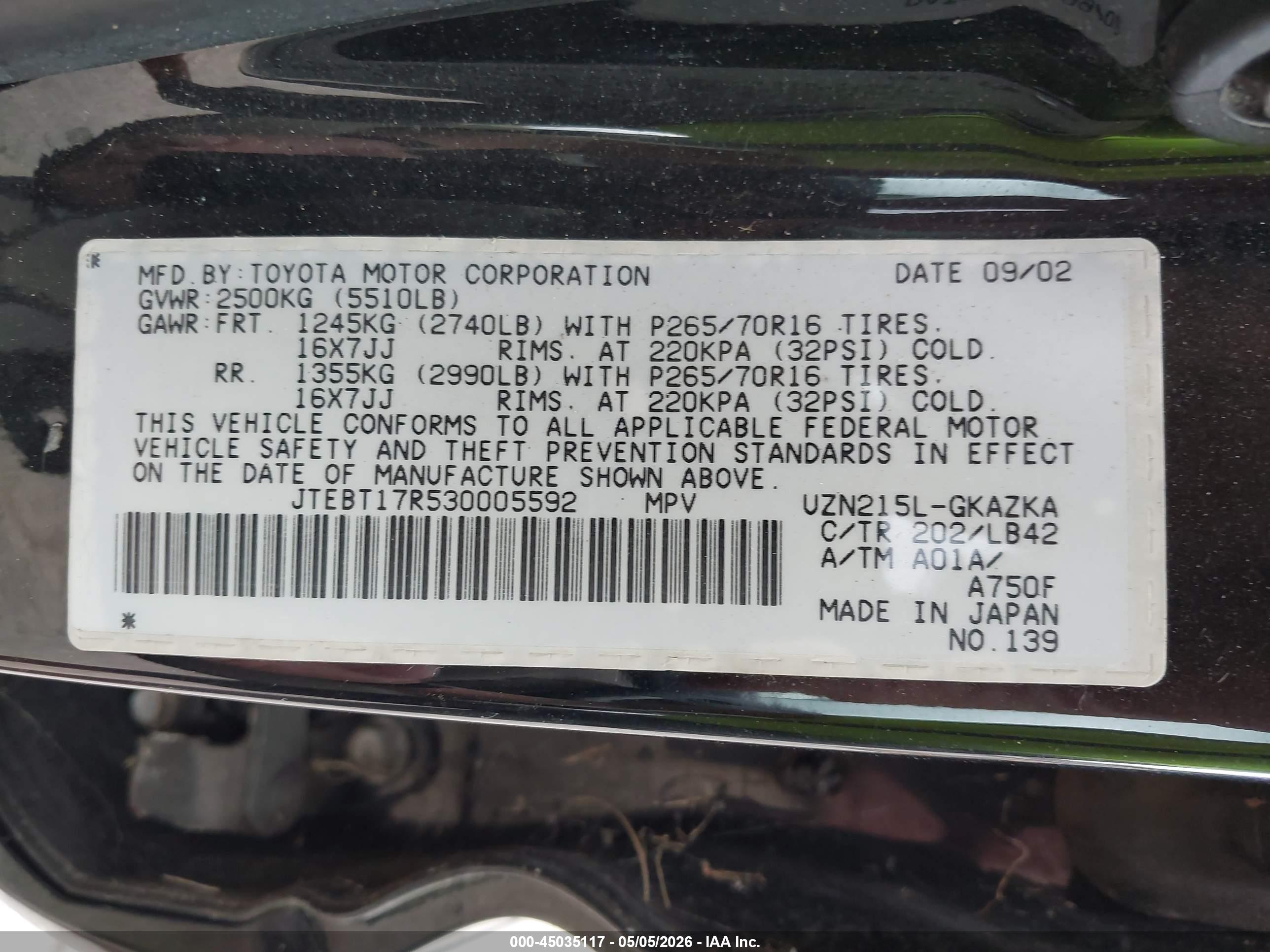 TOYOTA 4RUNNER image 9