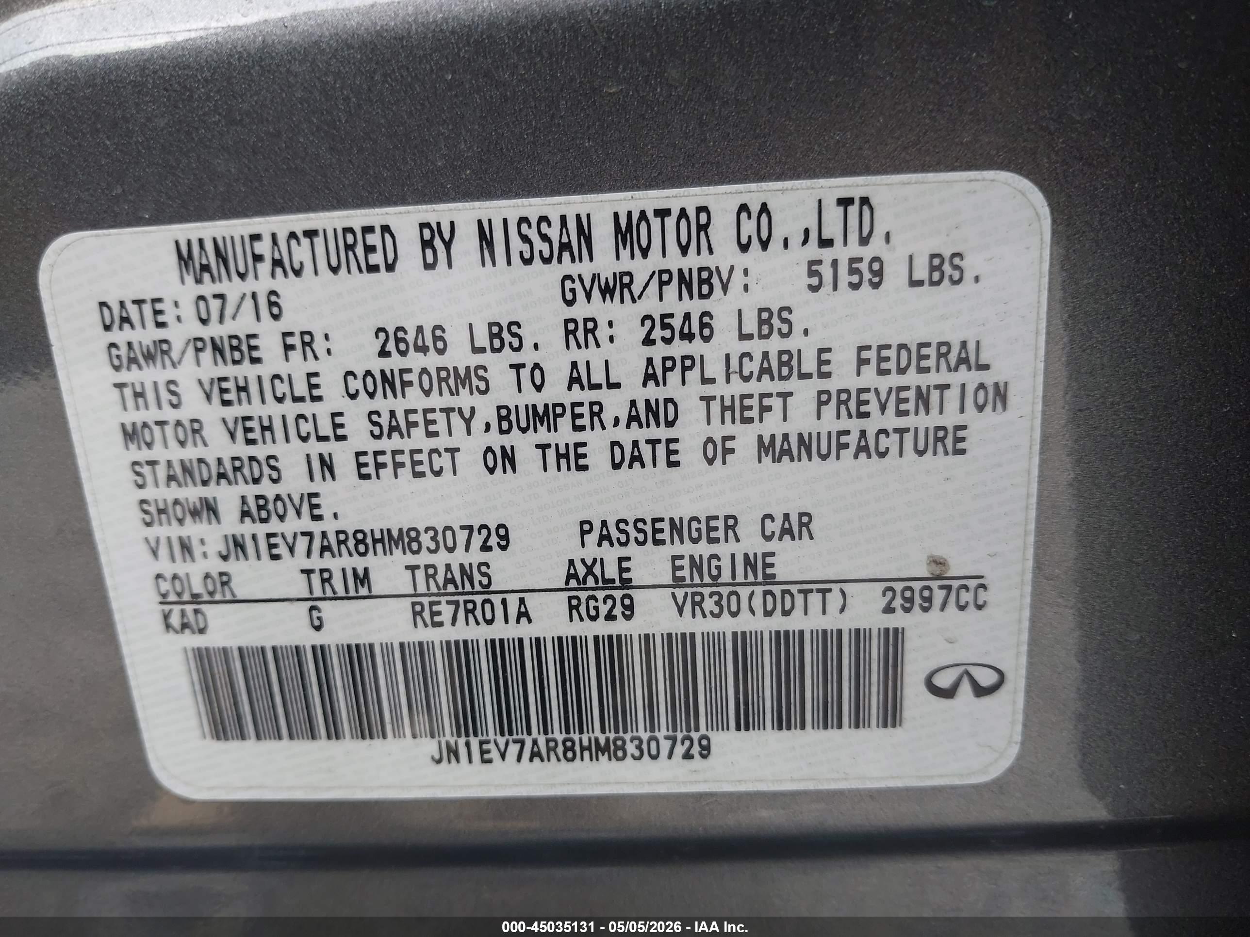 INFINITI Q50 image 9