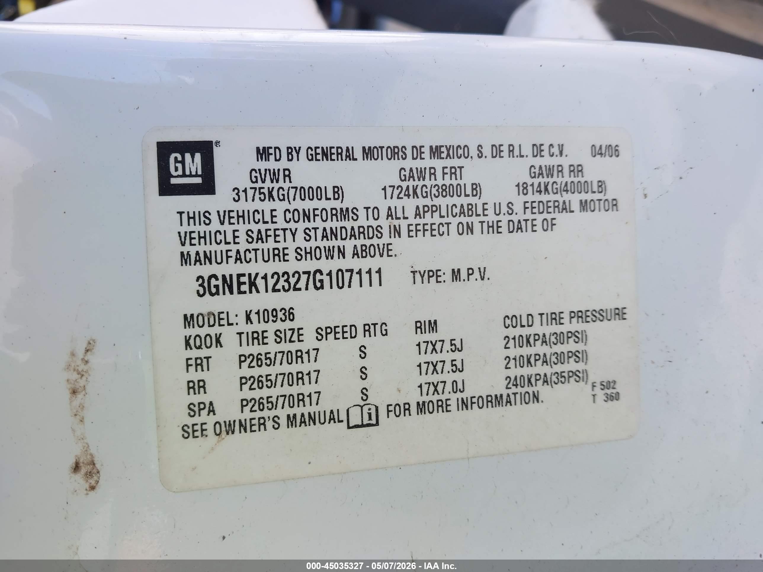 CHEVROLET AVALANCHE image 9