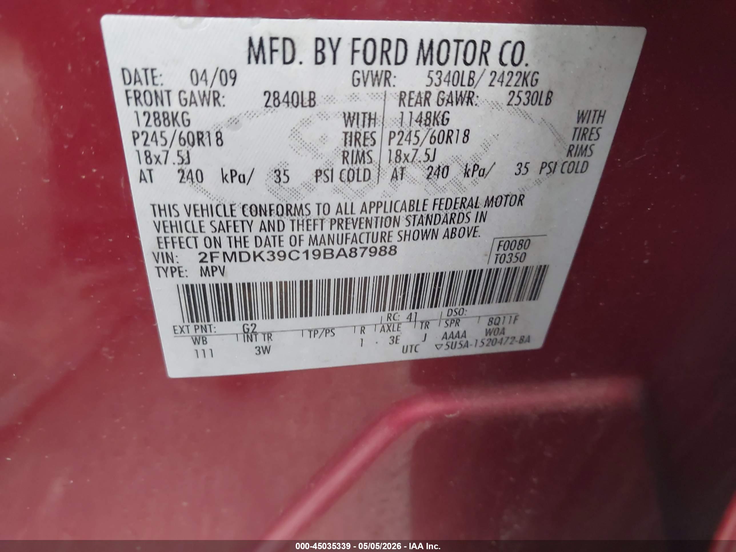 FORD EDGE image 9