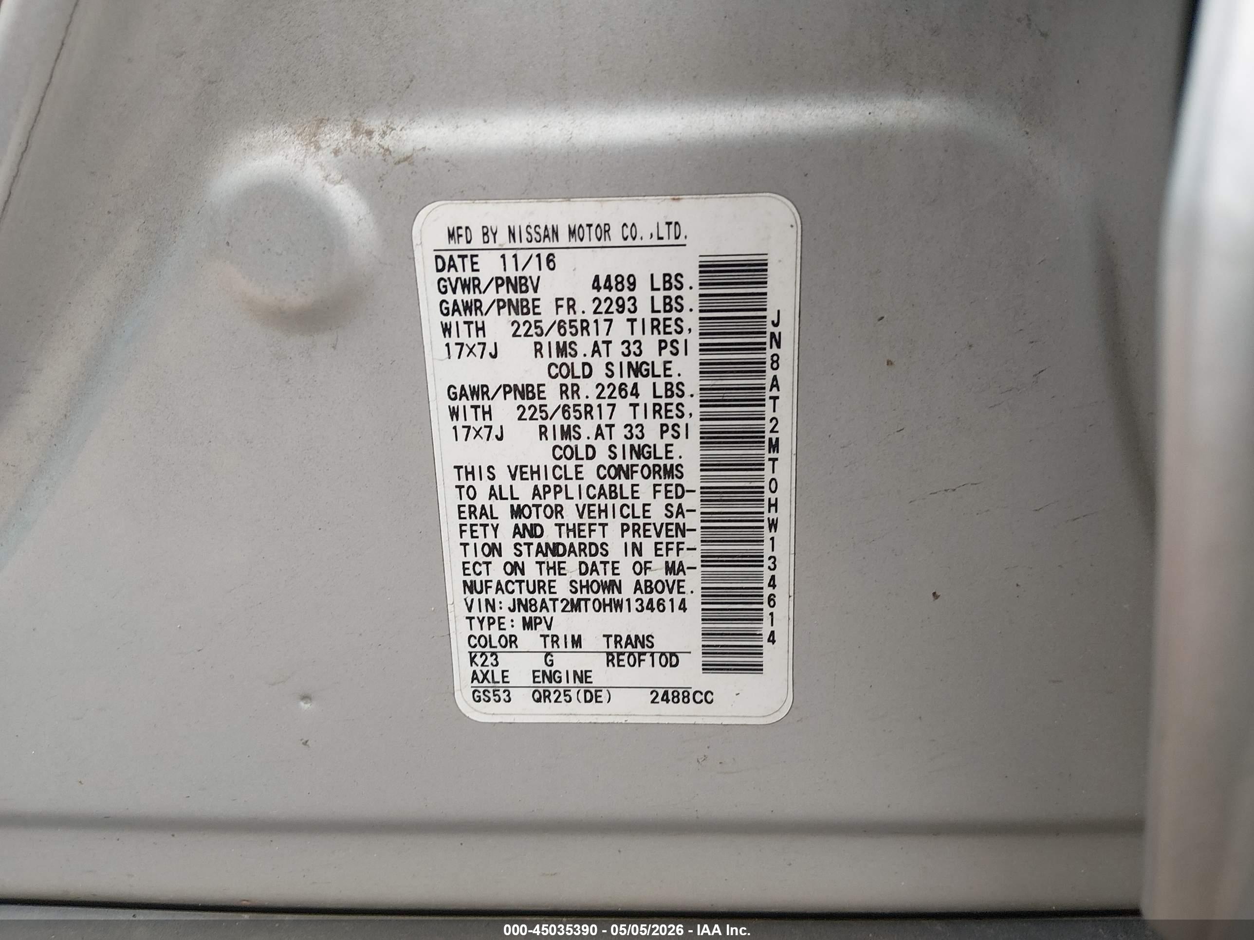 NISSAN ROGUE image 9