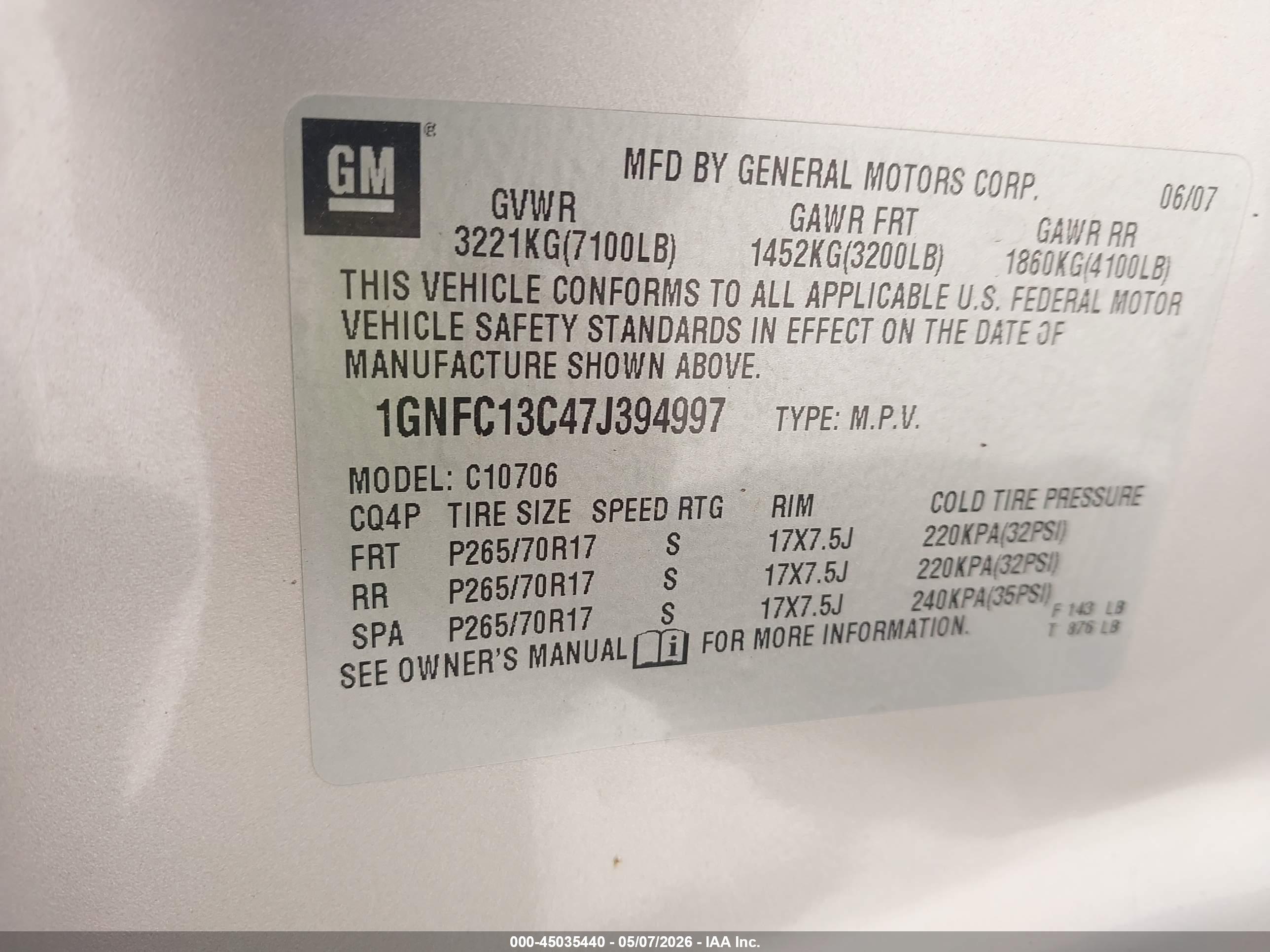 CHEVROLET TAHOE image 9