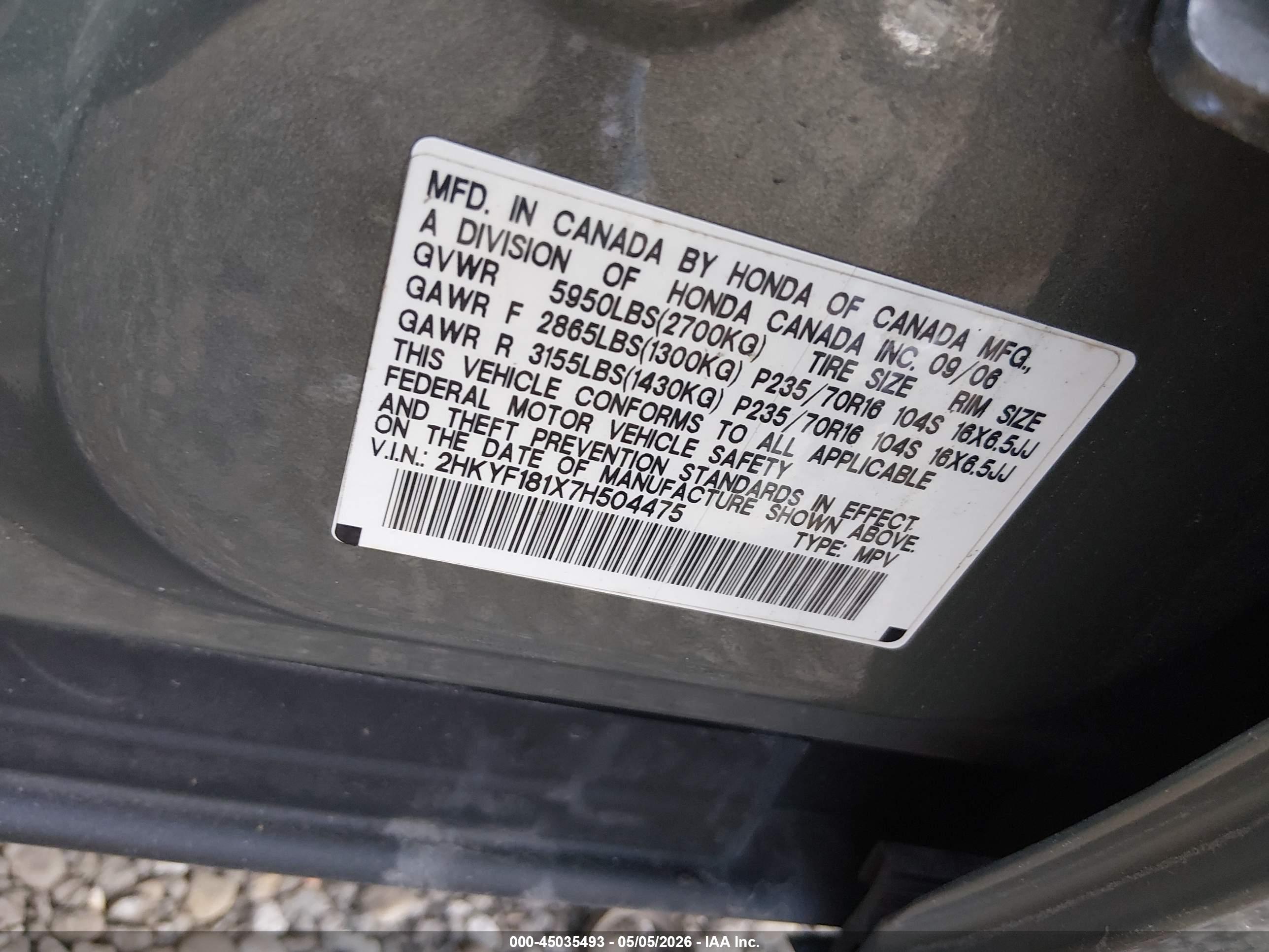 HONDA PILOT image 9