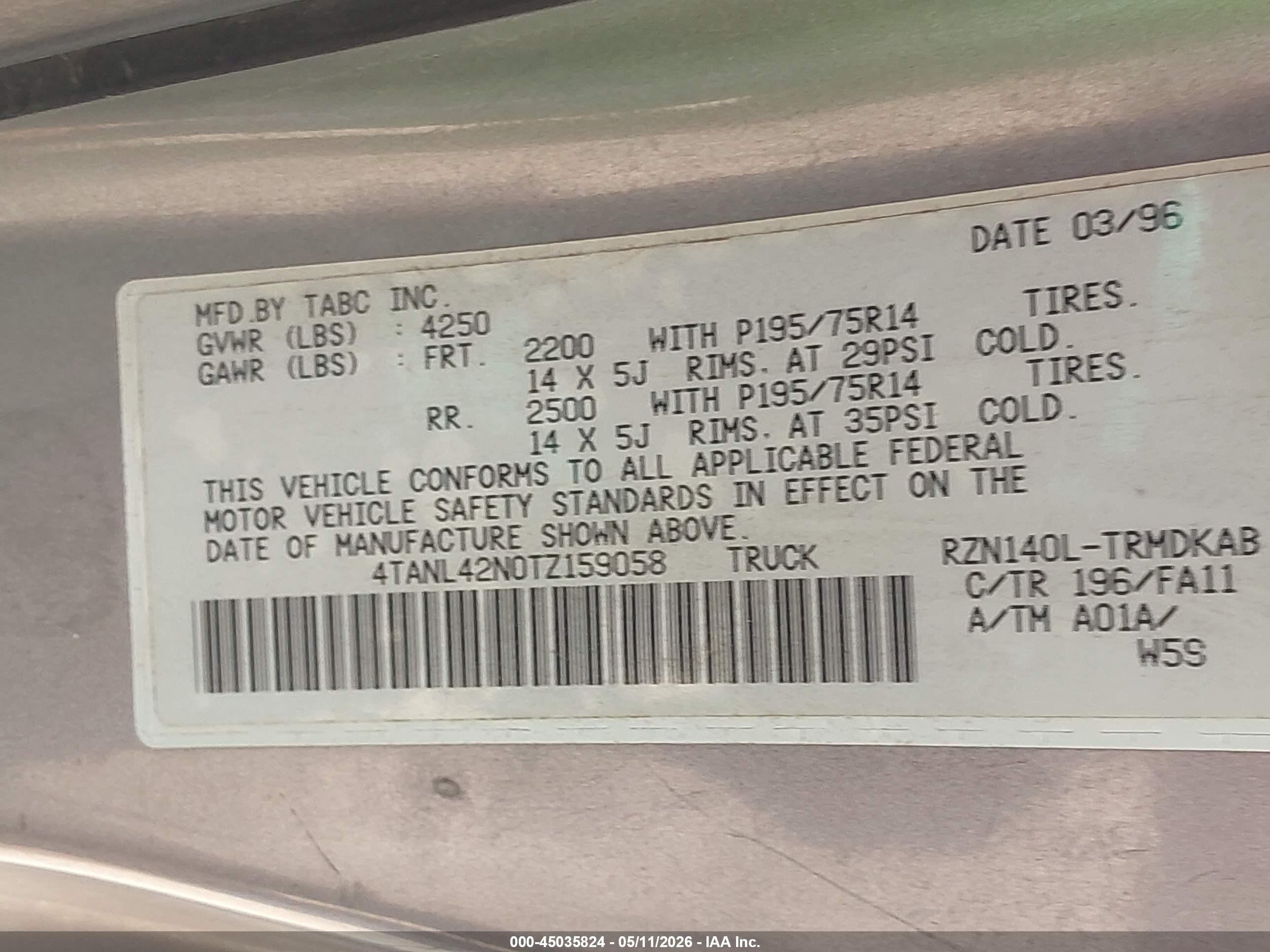 TOYOTA TACOMA image 9
