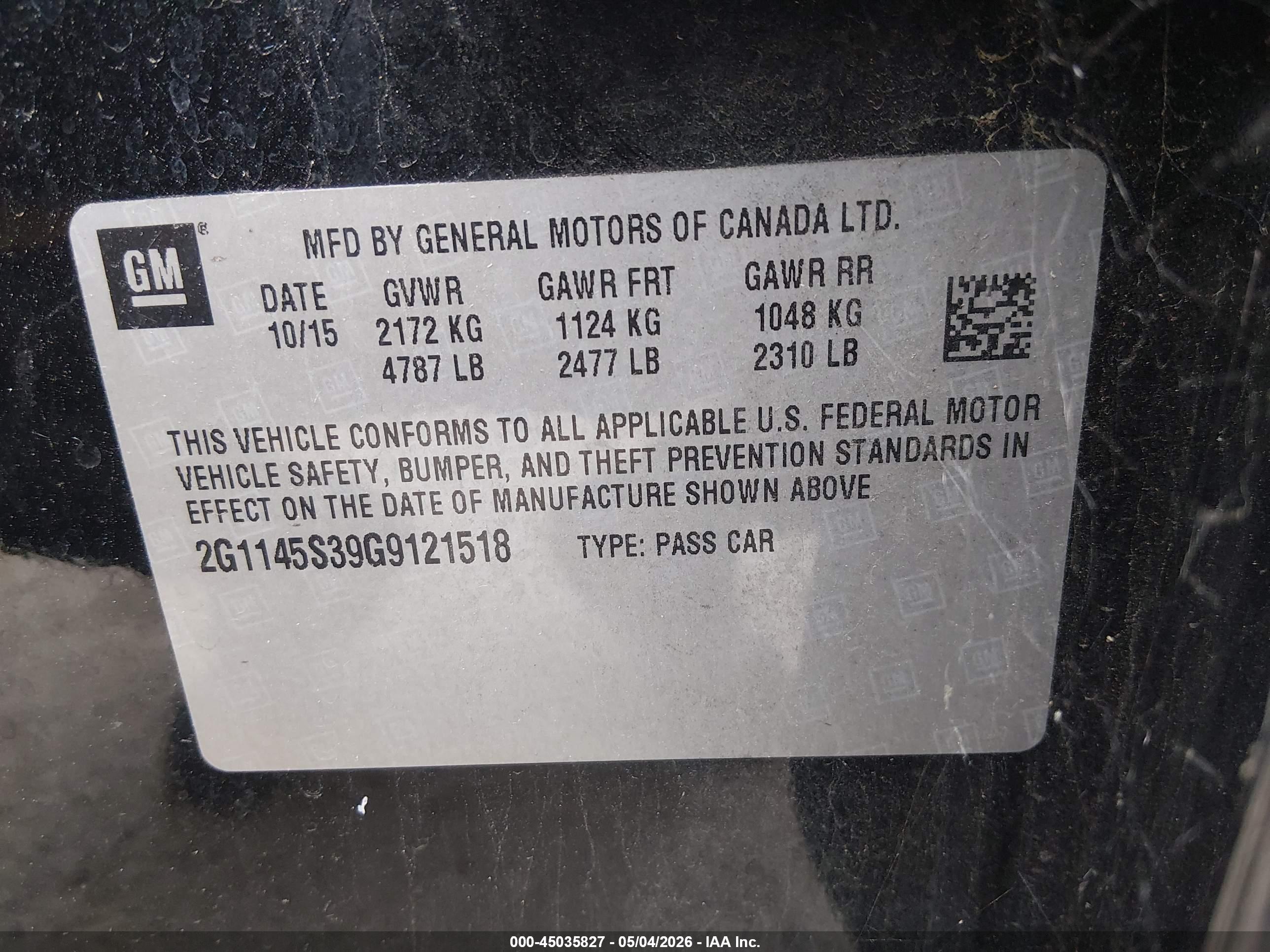 CHEVROLET IMPALA image 9