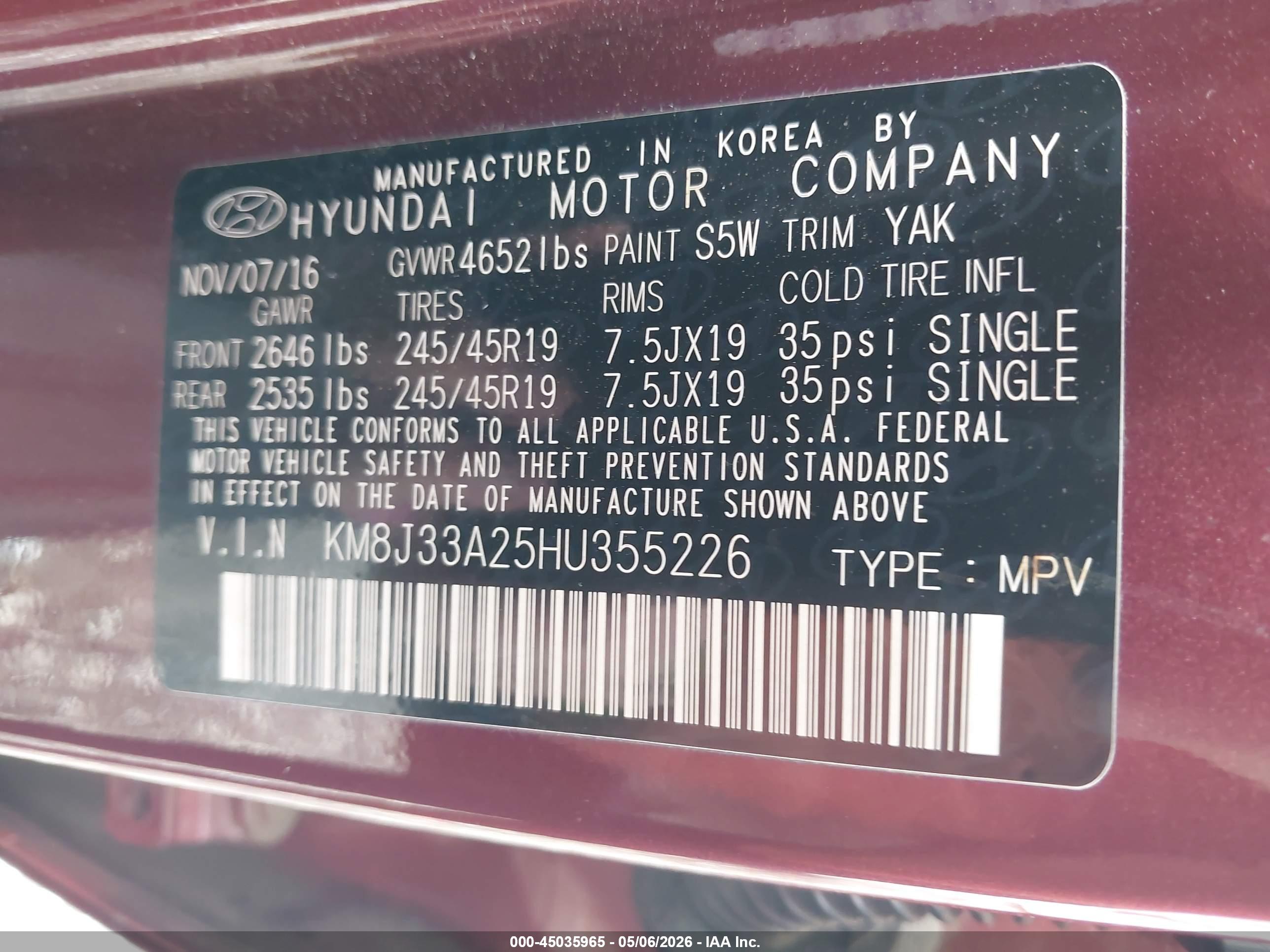 HYUNDAI TUCSON image 9