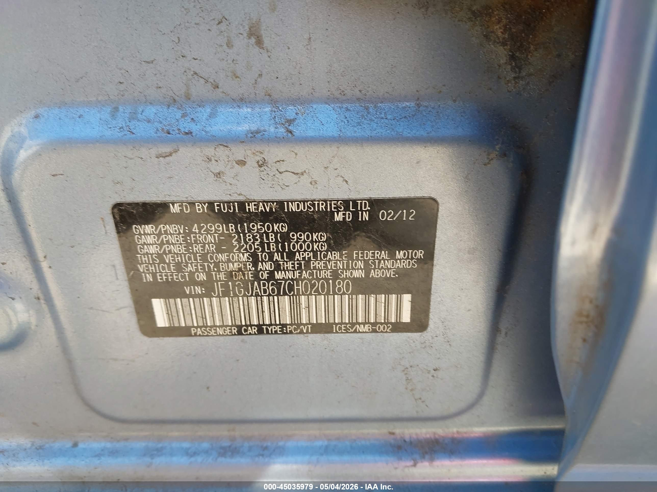 SUBARU IMPREZA image 9