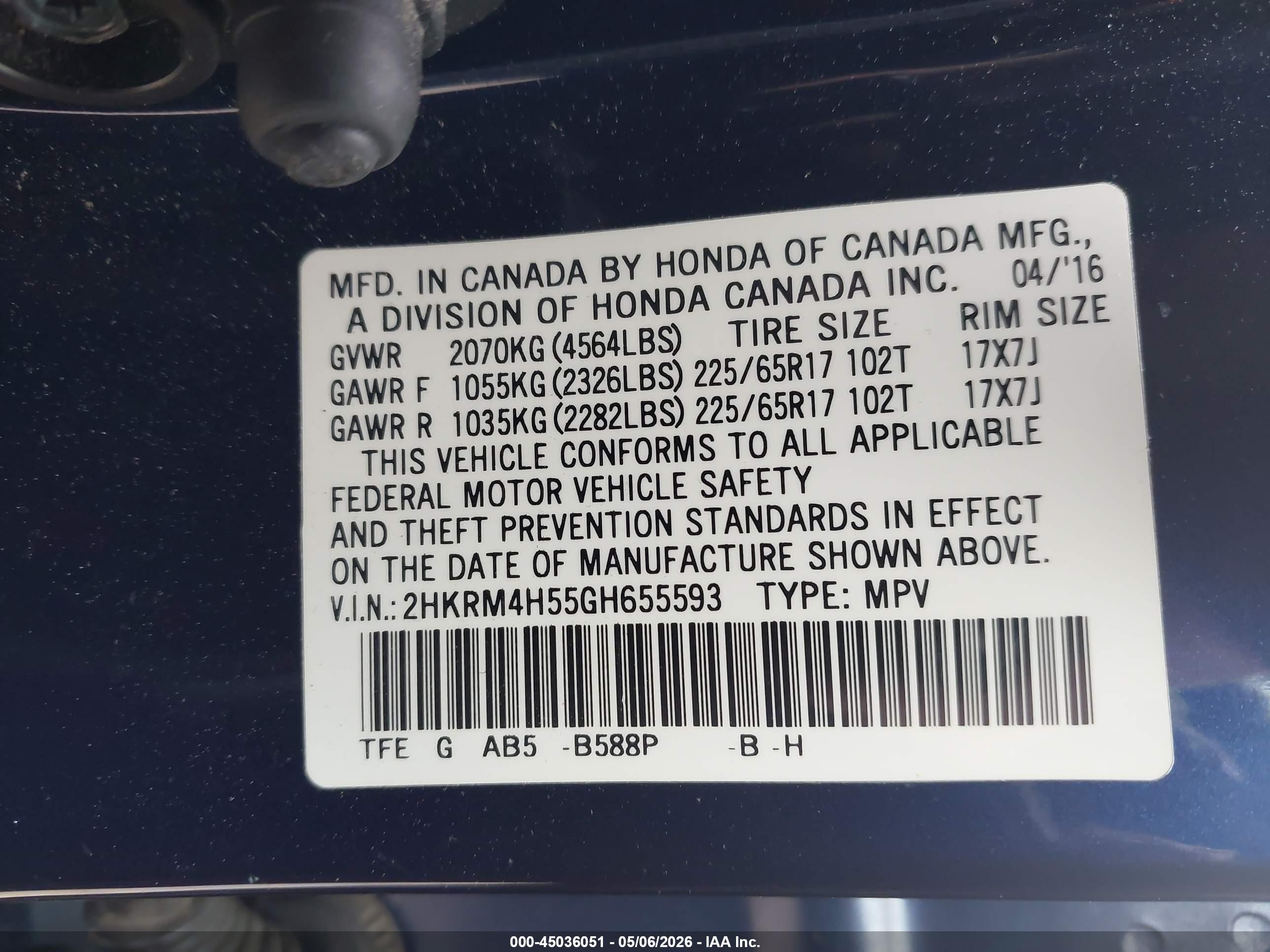HONDA CR-V image 9