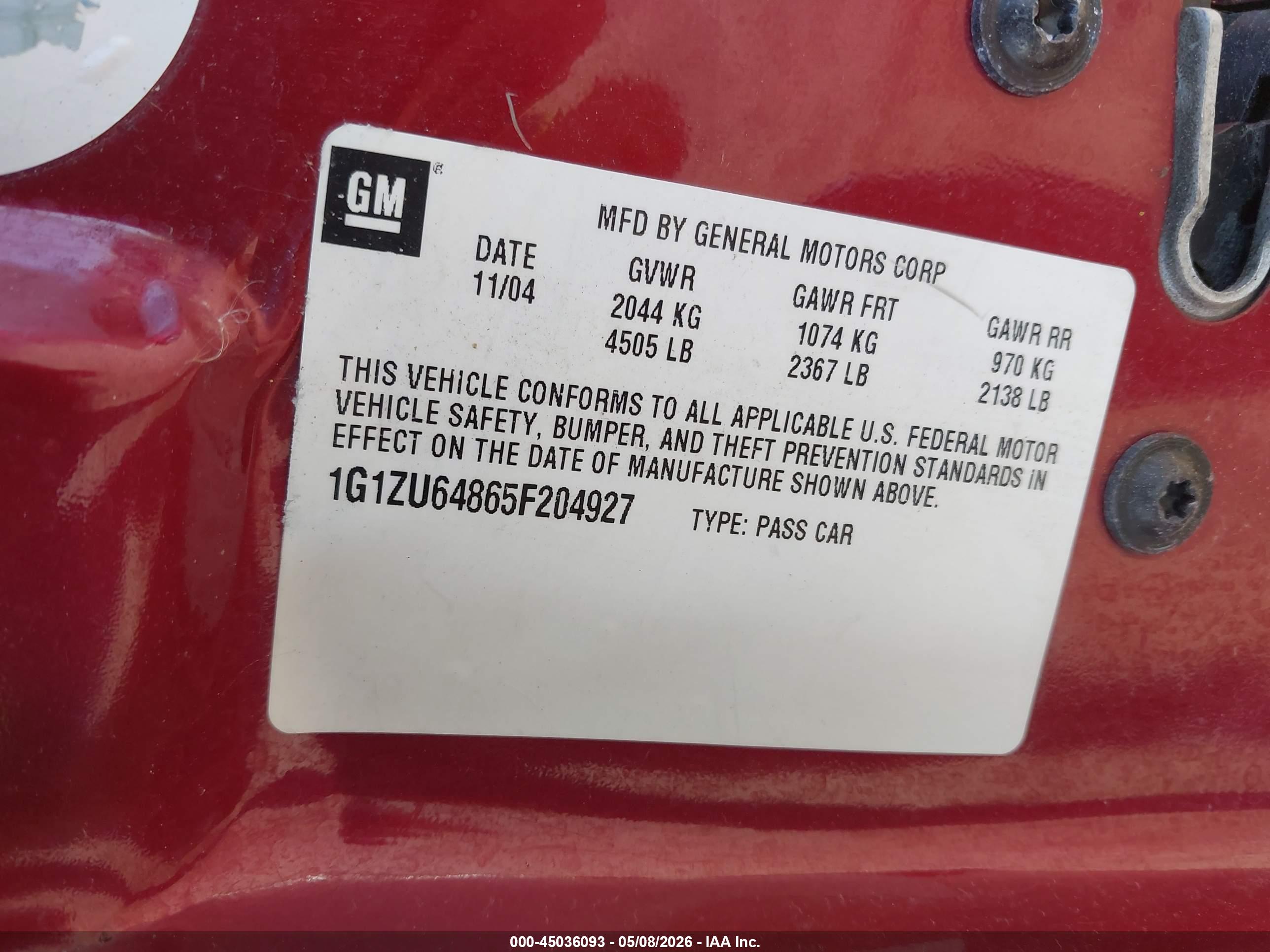 CHEVROLET MALIBU image 9