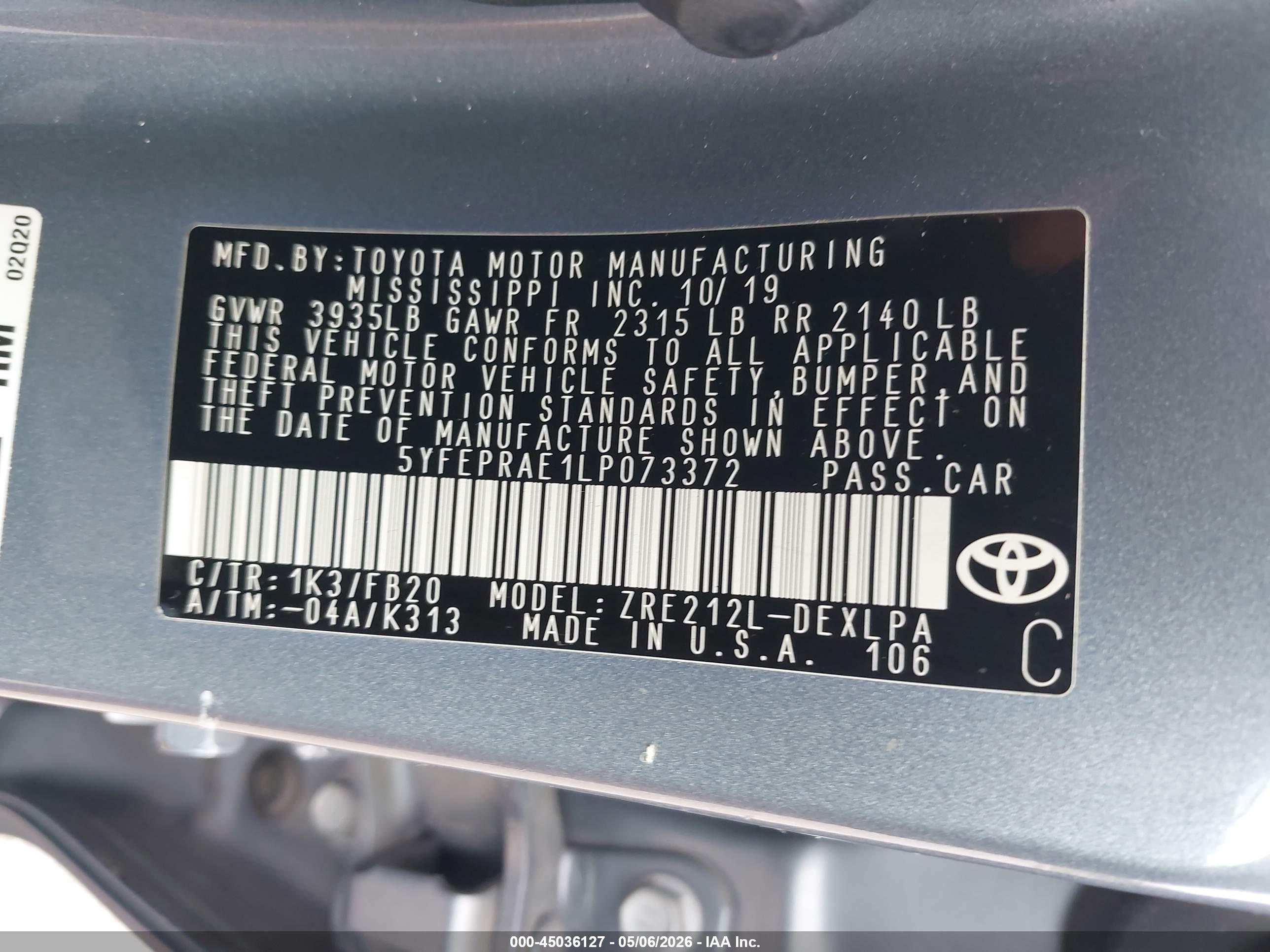 TOYOTA COROLLA image 9
