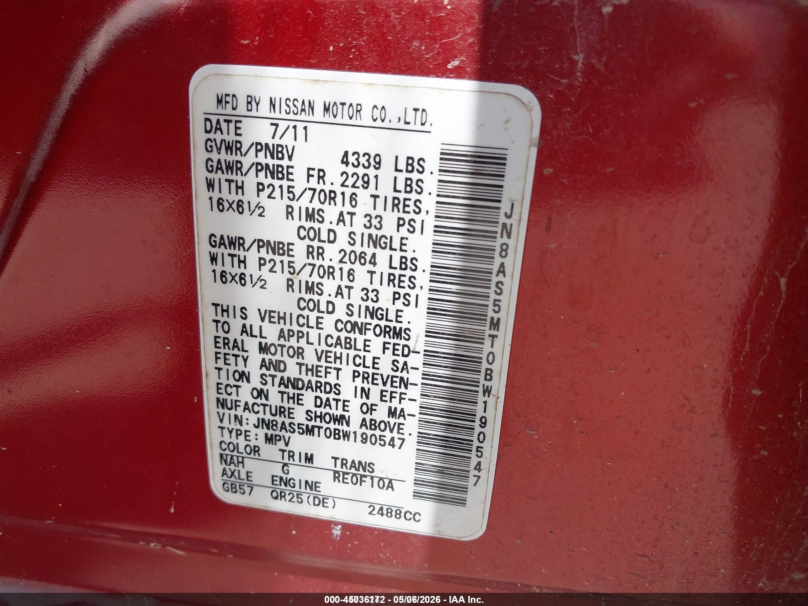 NISSAN ROGUE image 9