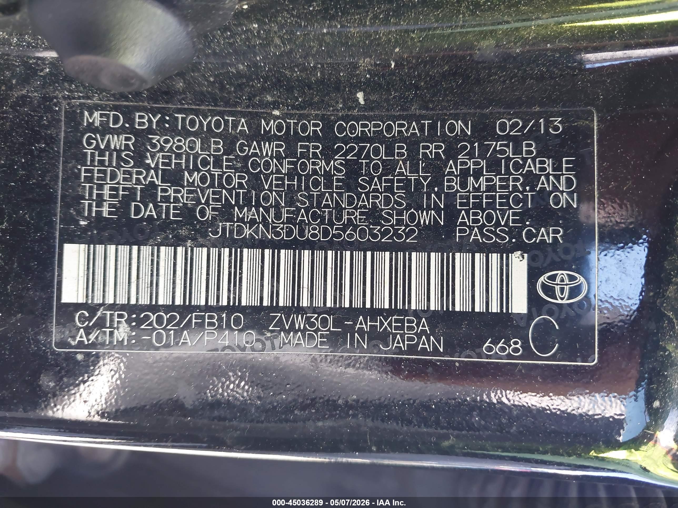 TOYOTA PRIUS image 9