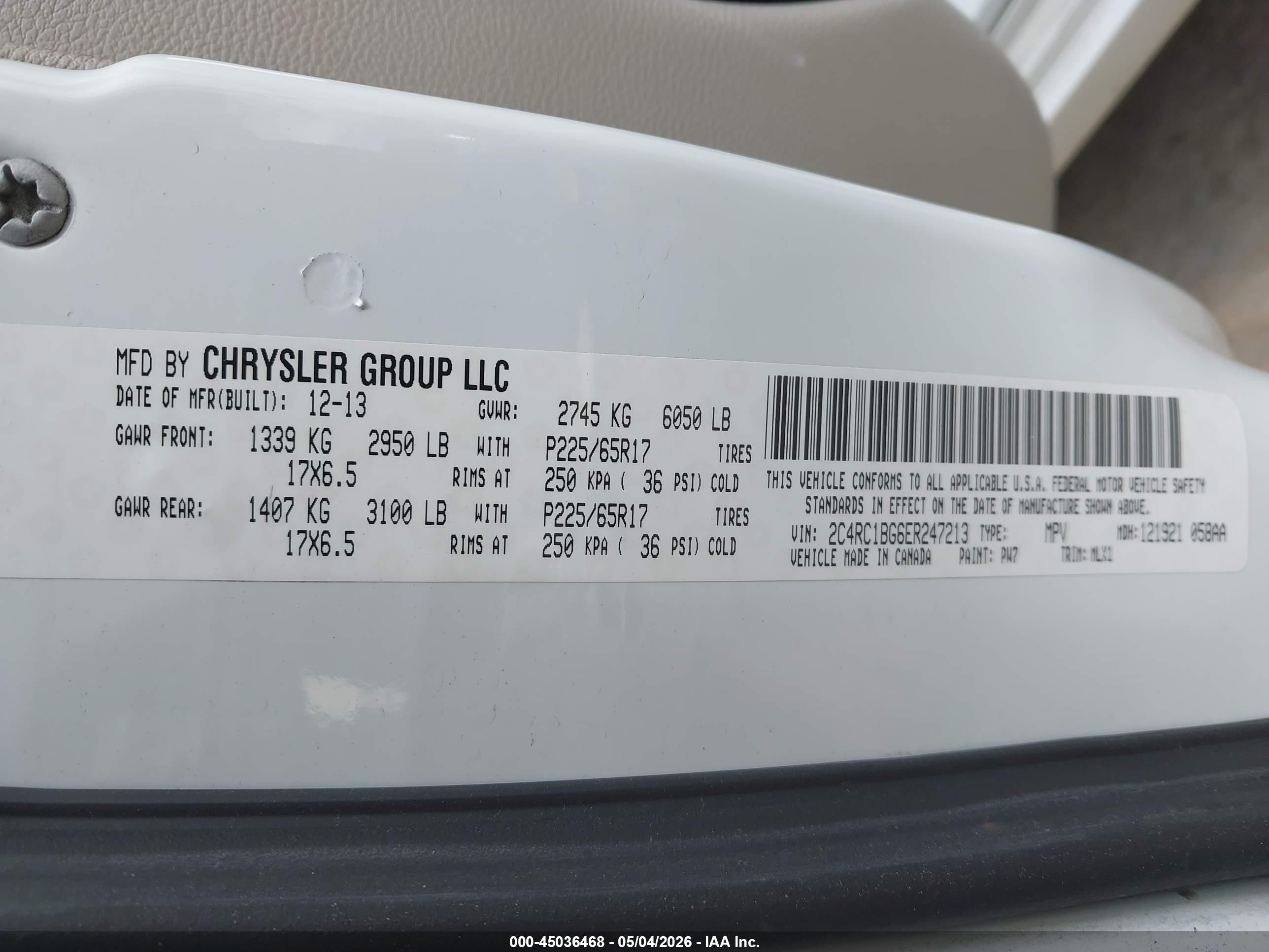 CHRYSLER TOWN image 9