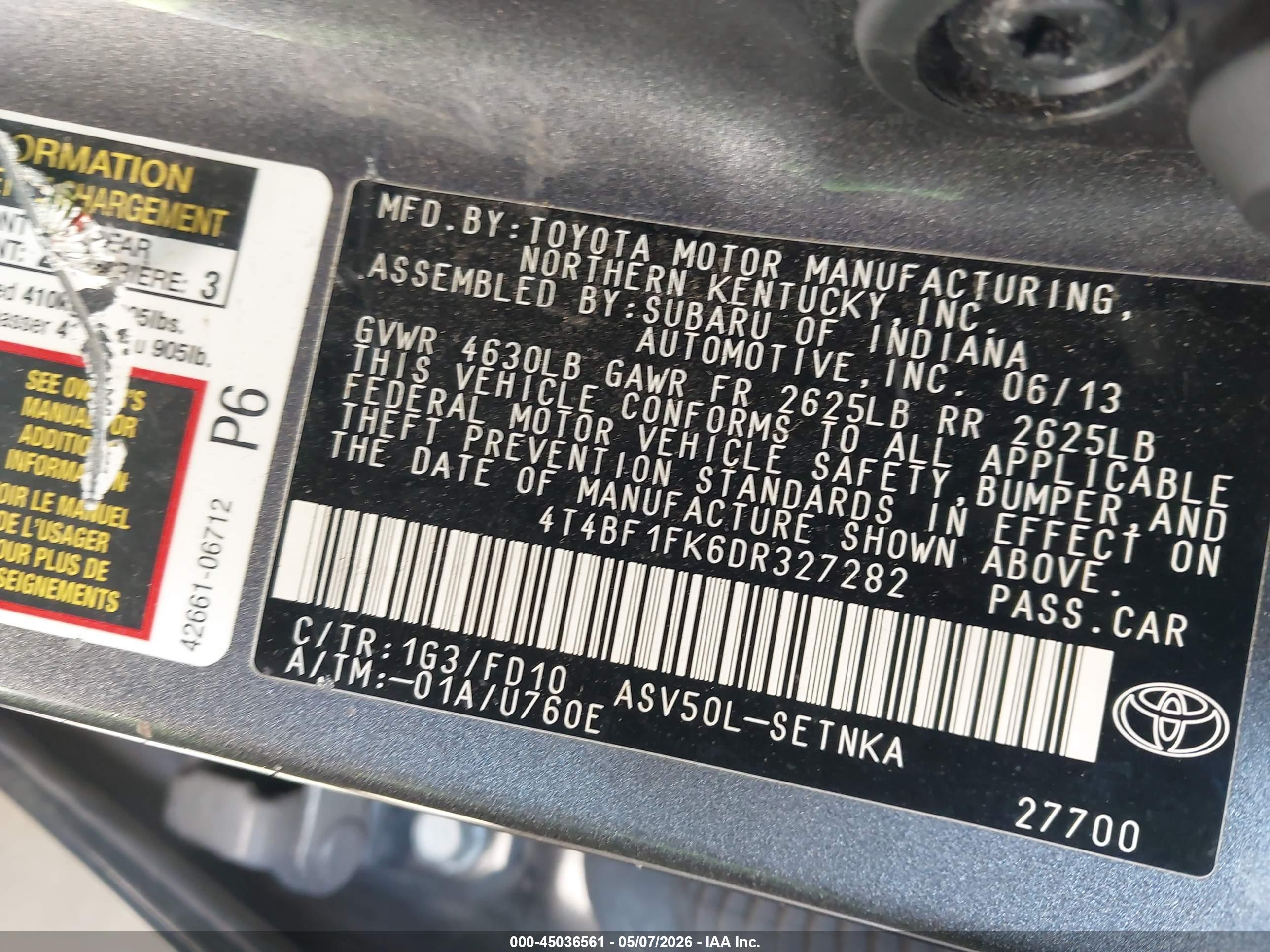 TOYOTA CAMRY image 9
