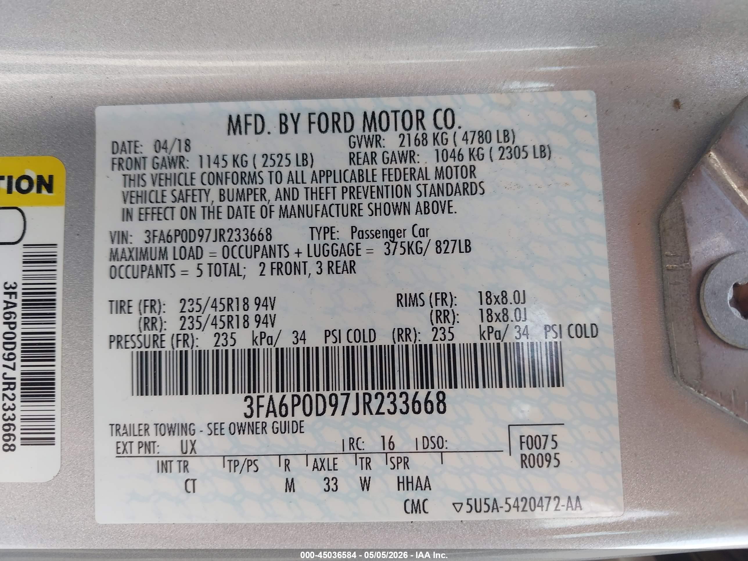 FORD FUSION image 9