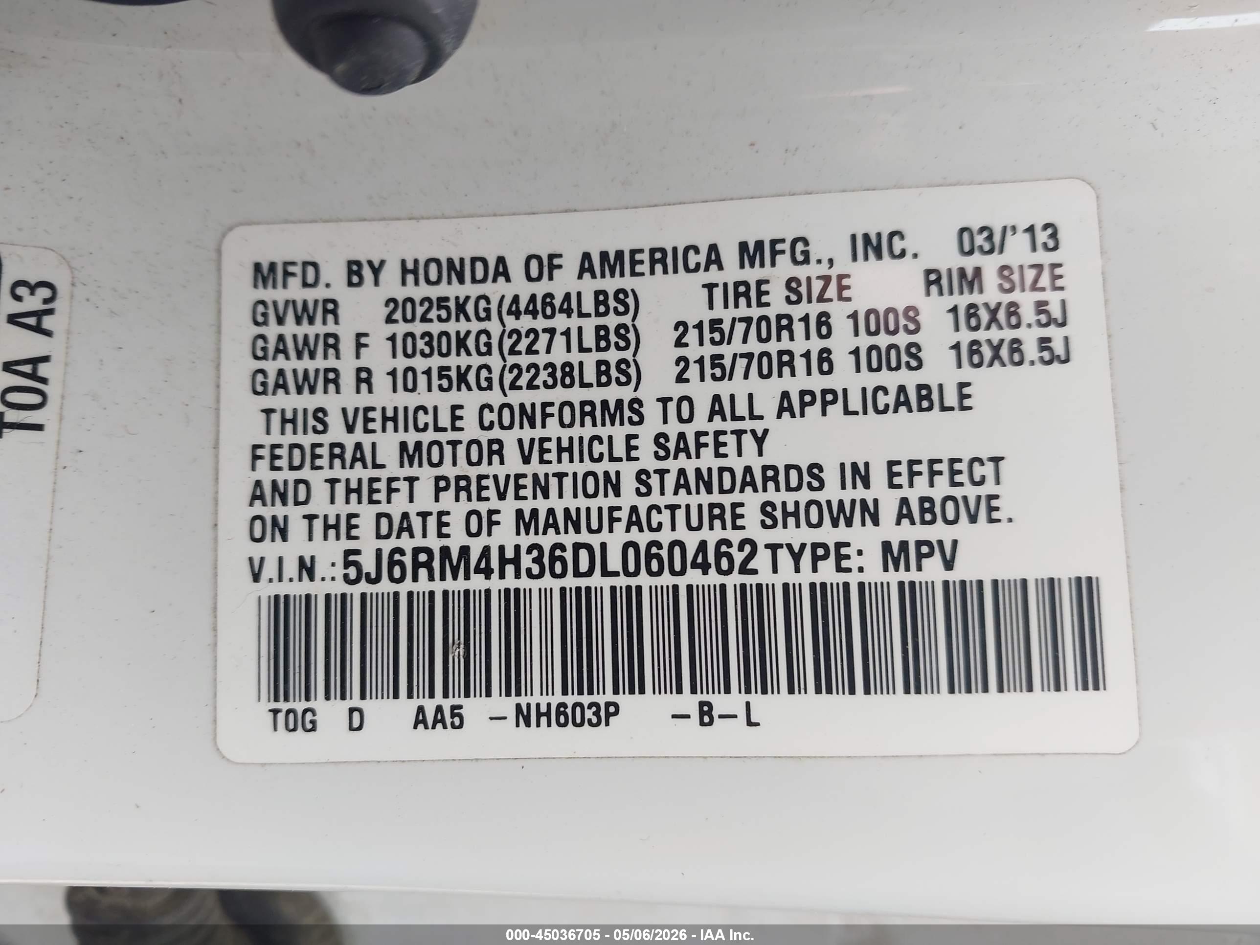 HONDA CR-V image 9