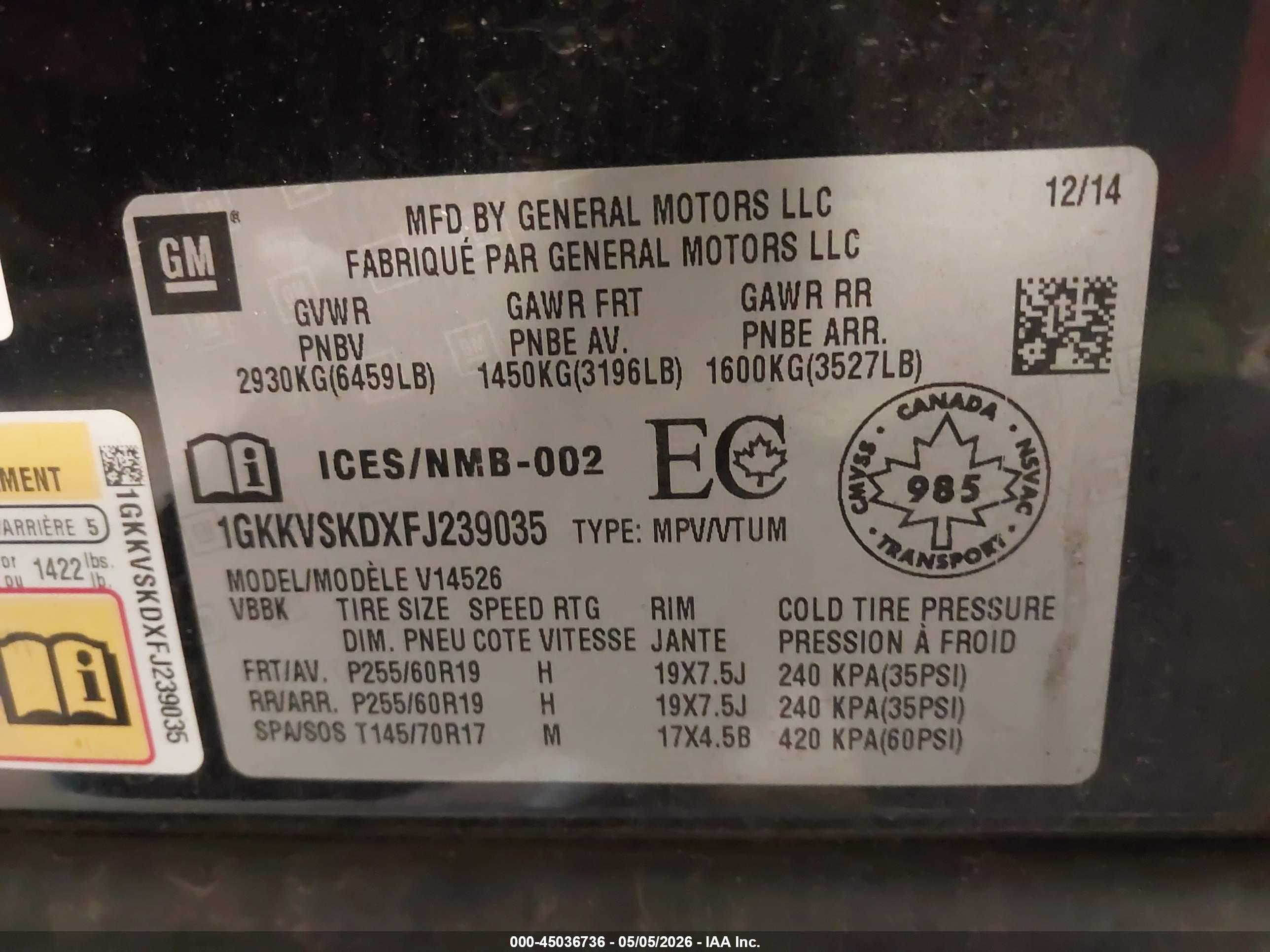 GMC ACADIA image 9