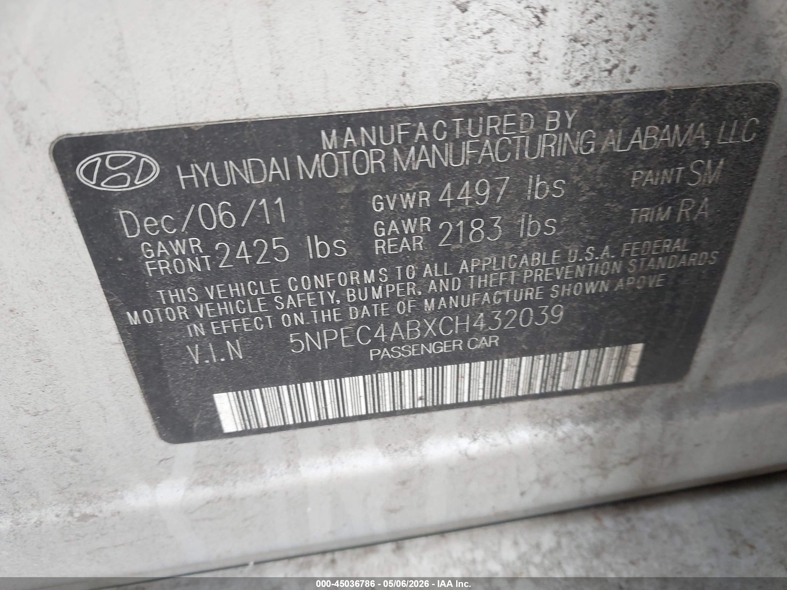 HYUNDAI SONATA image 9