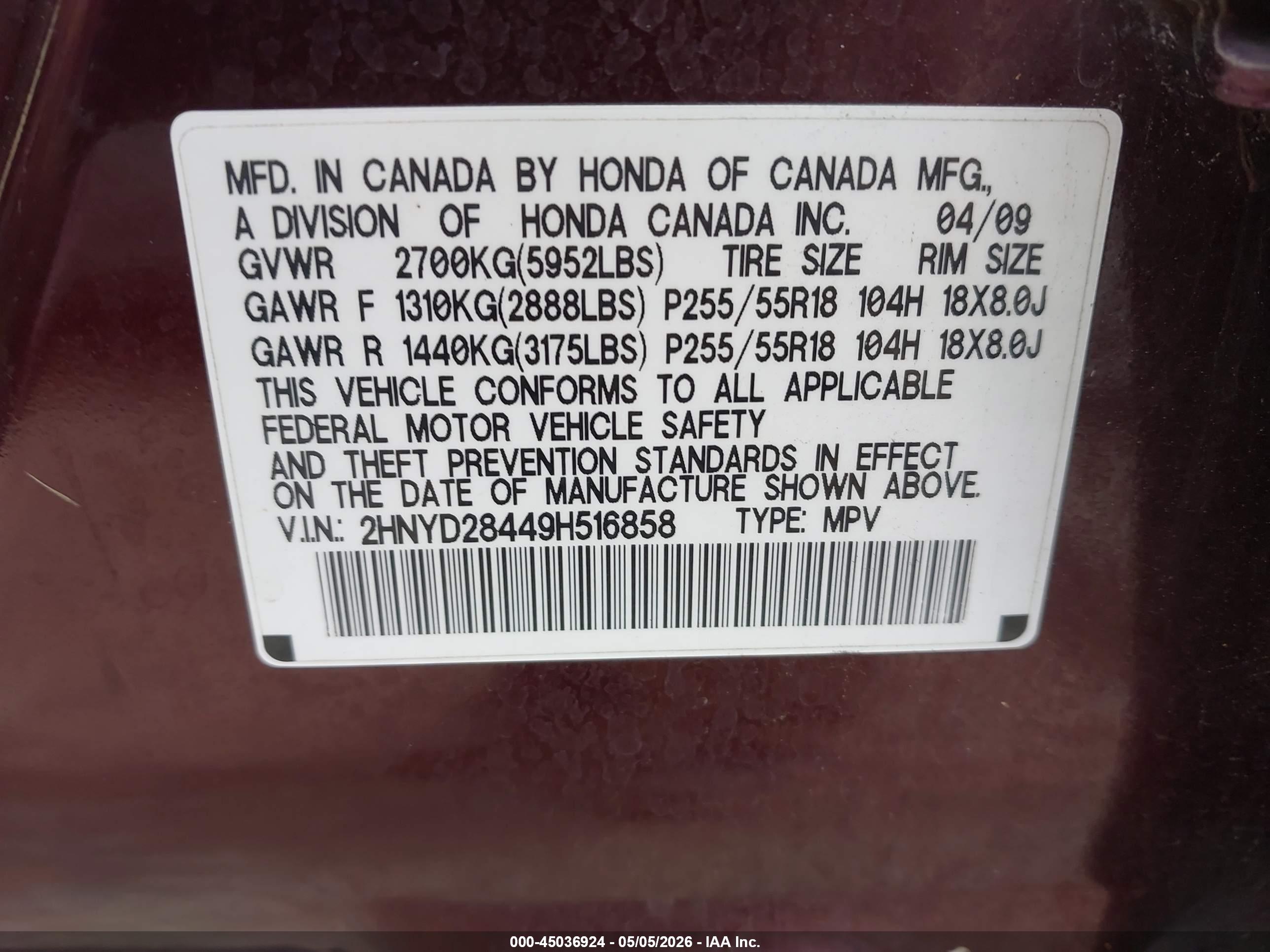 ACURA MDX image 9
