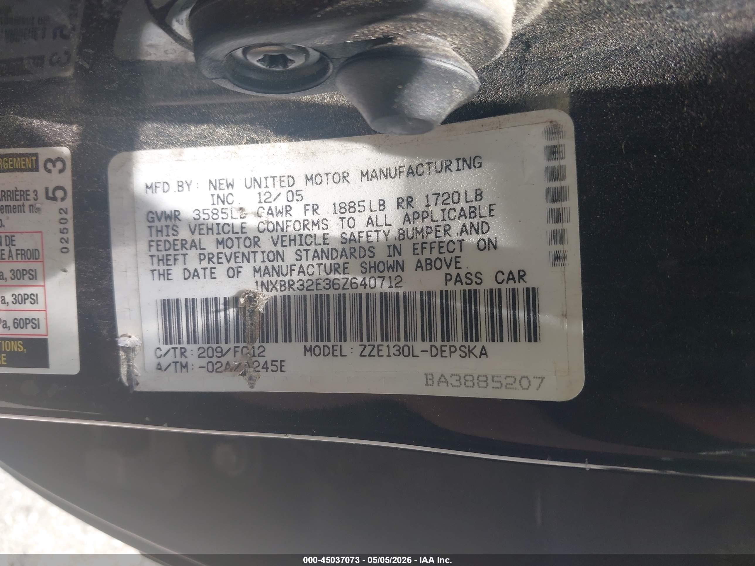 TOYOTA COROLLA image 9