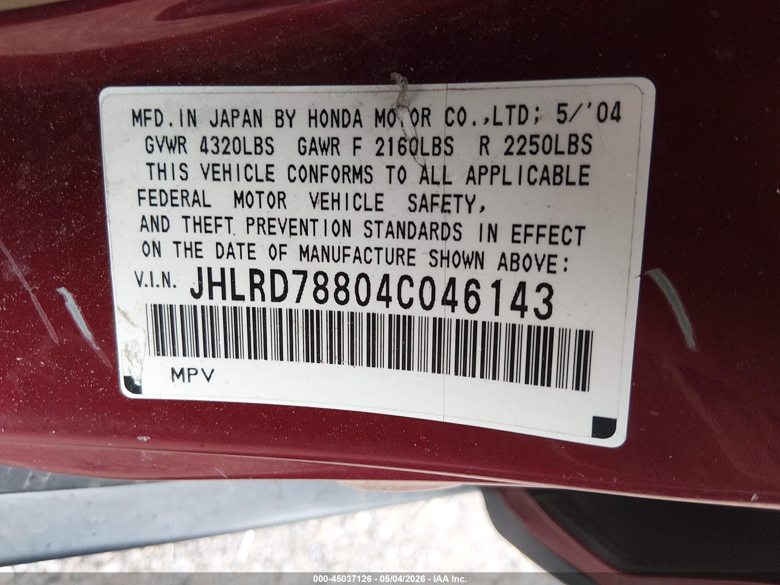 HONDA CR-V image 9