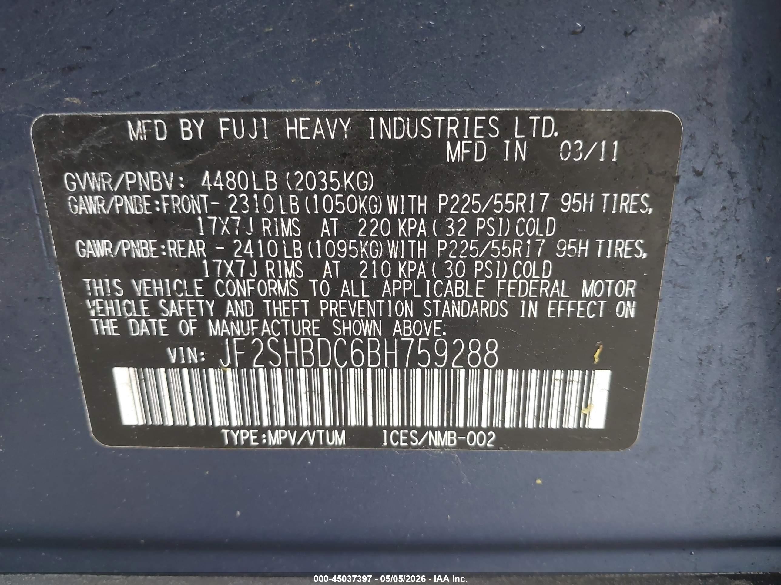 SUBARU FORESTER image 9