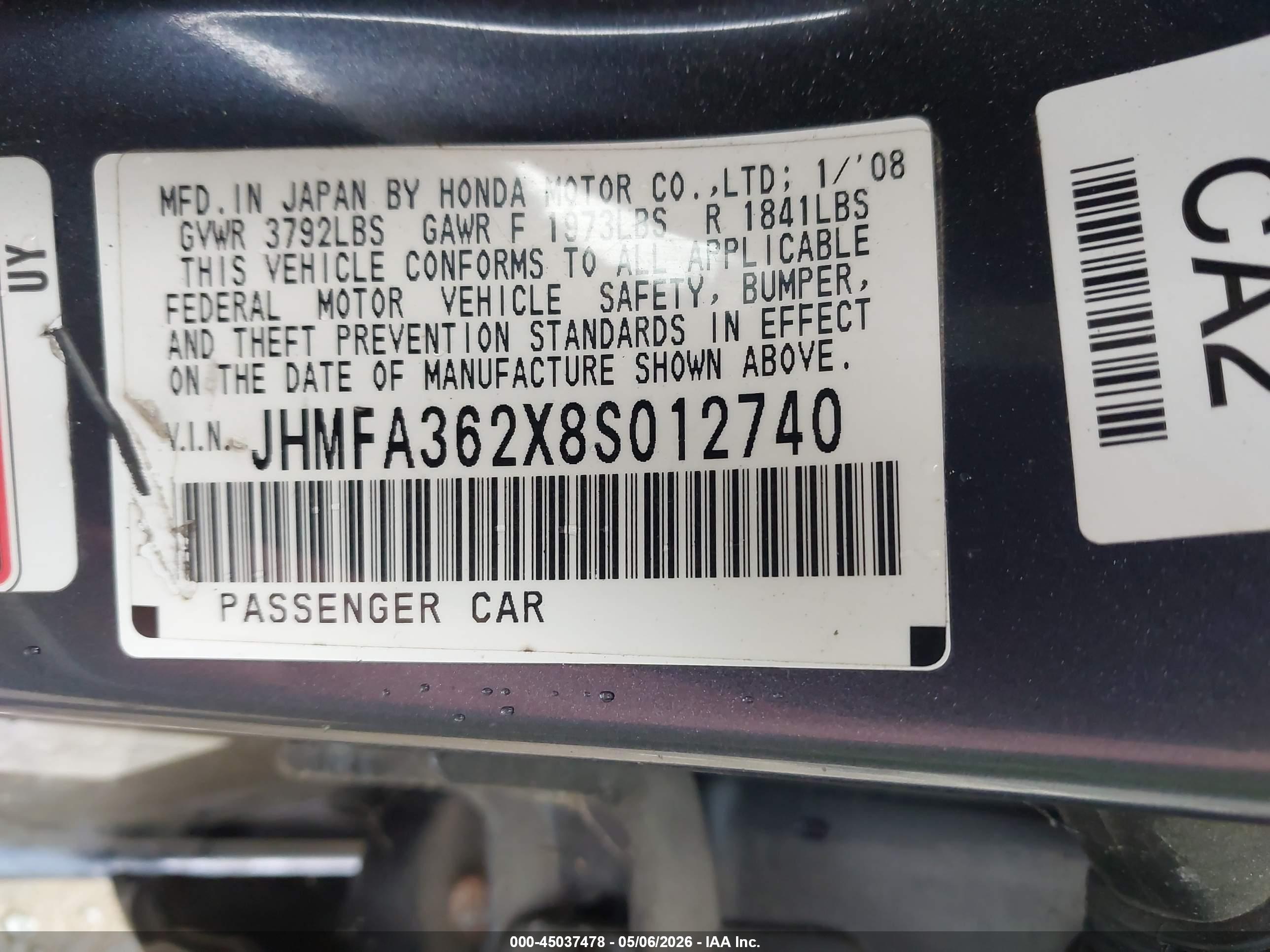 HONDA CIVIC image 9