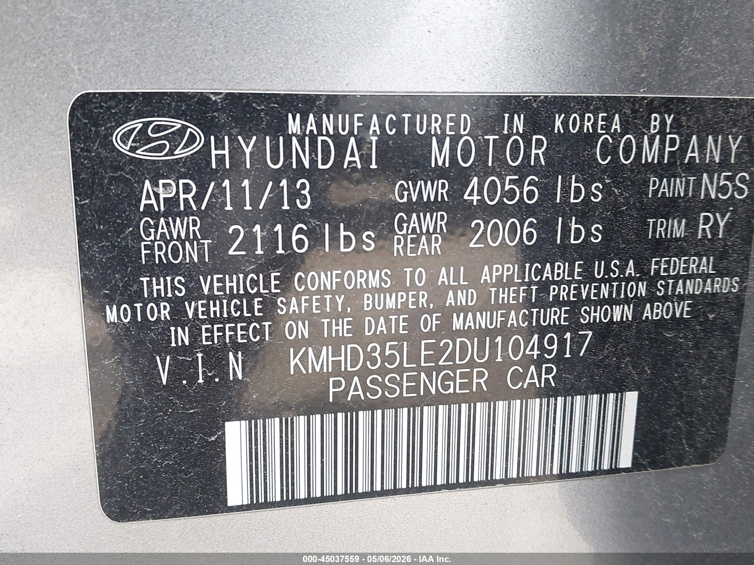 HYUNDAI ELANTRA image 9
