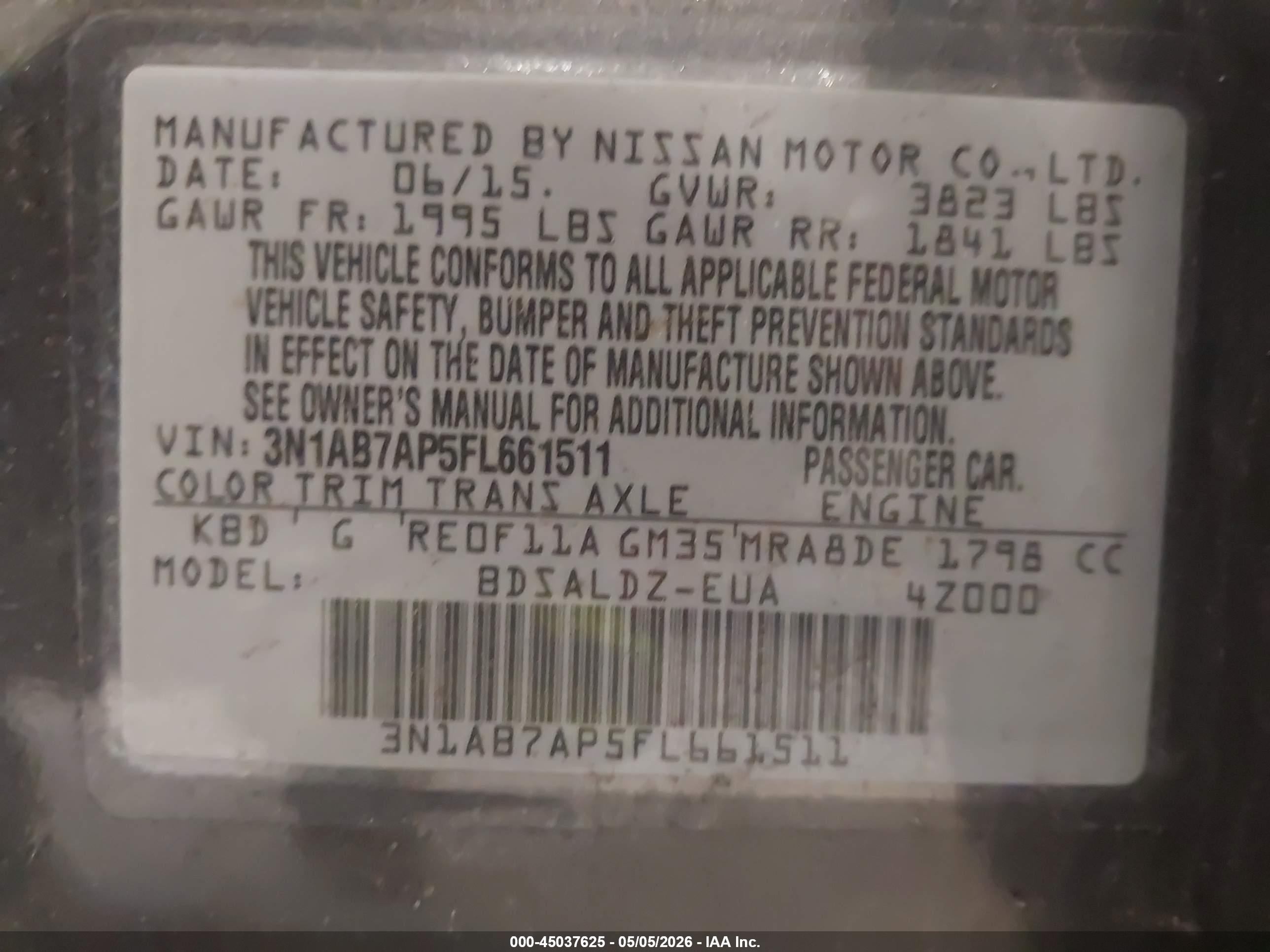 NISSAN SENTRA image 9