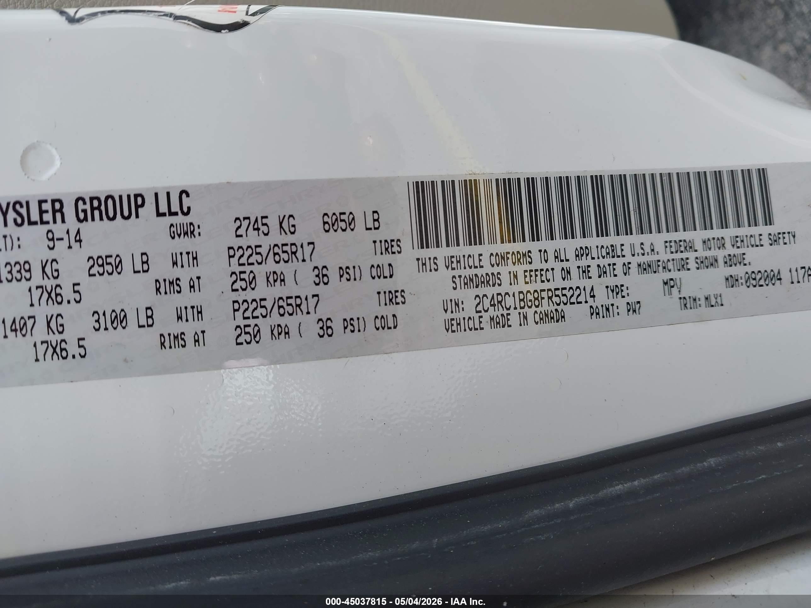 CHRYSLER TOWN image 9