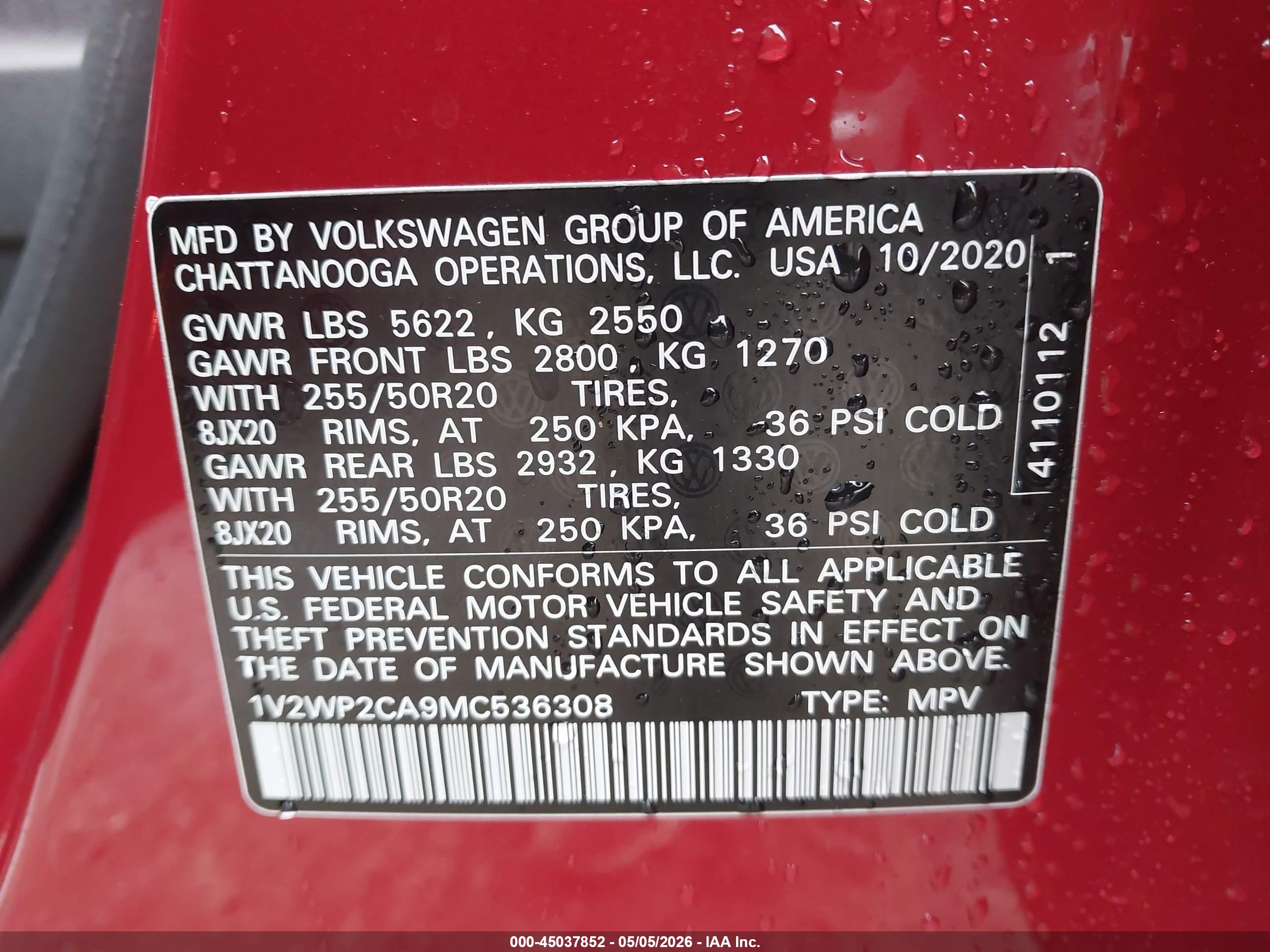 VOLKSWAGEN ATLAS image 9
