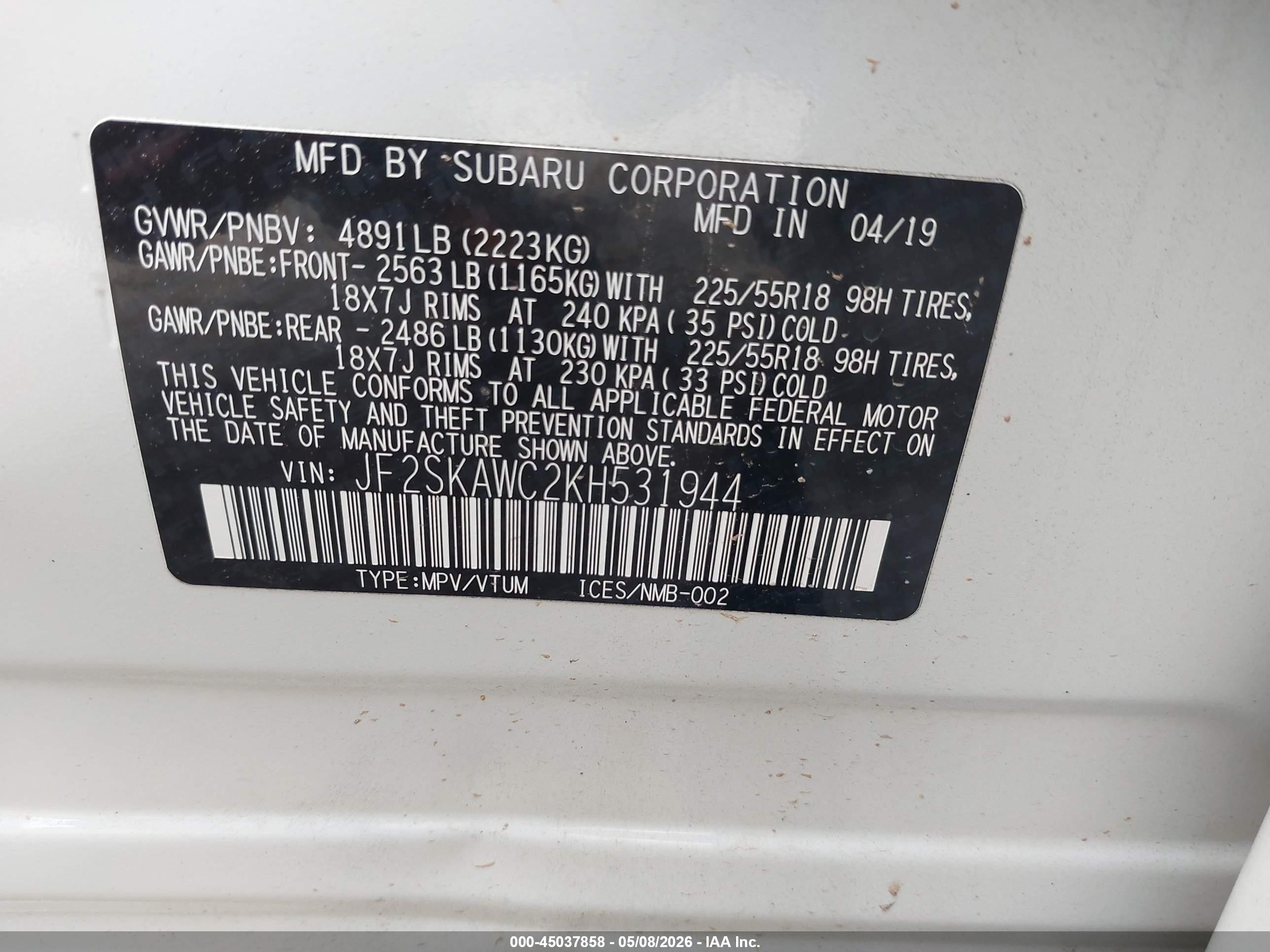 SUBARU FORESTER image 9