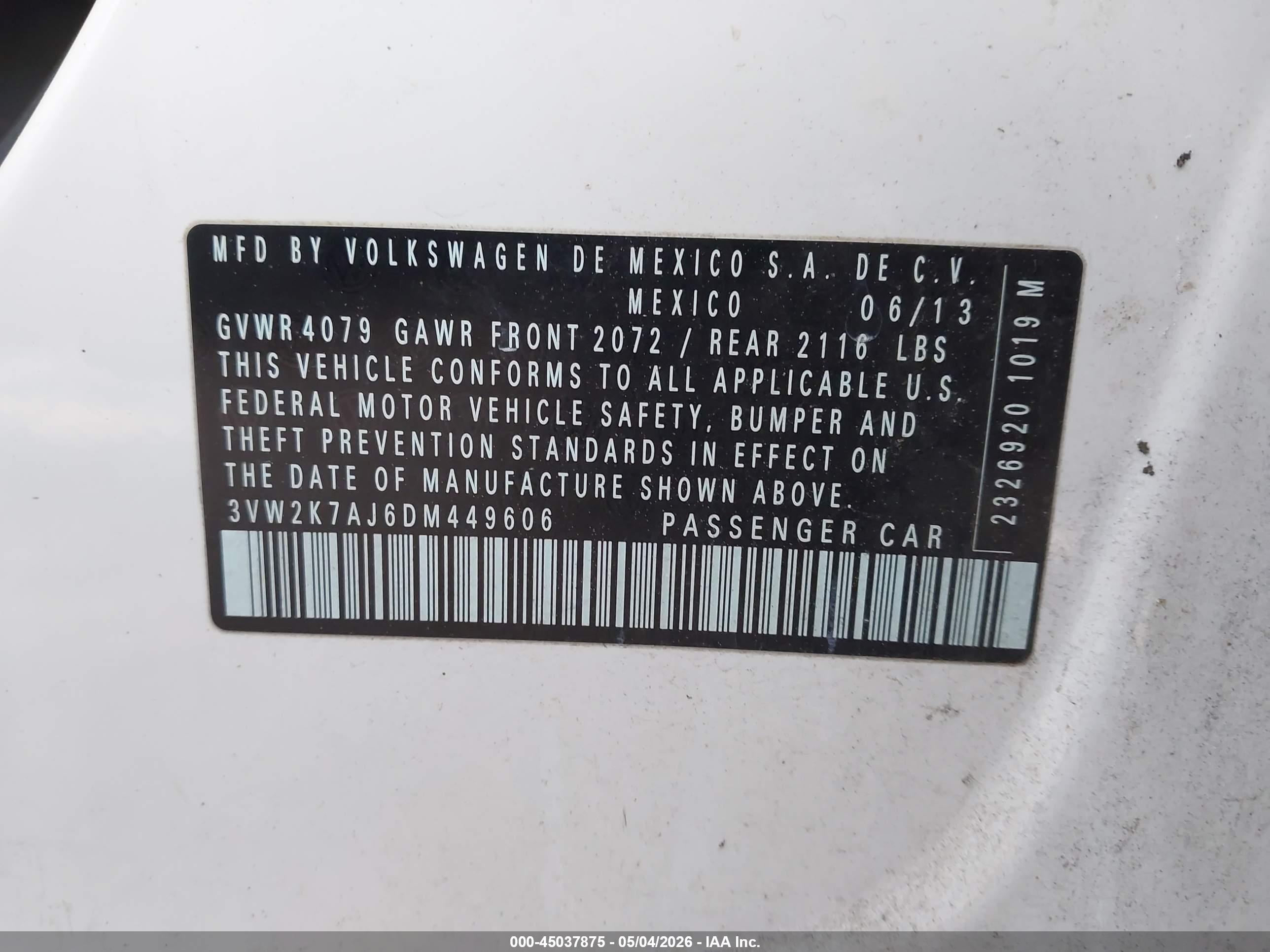 VOLKSWAGEN JETTA image 9