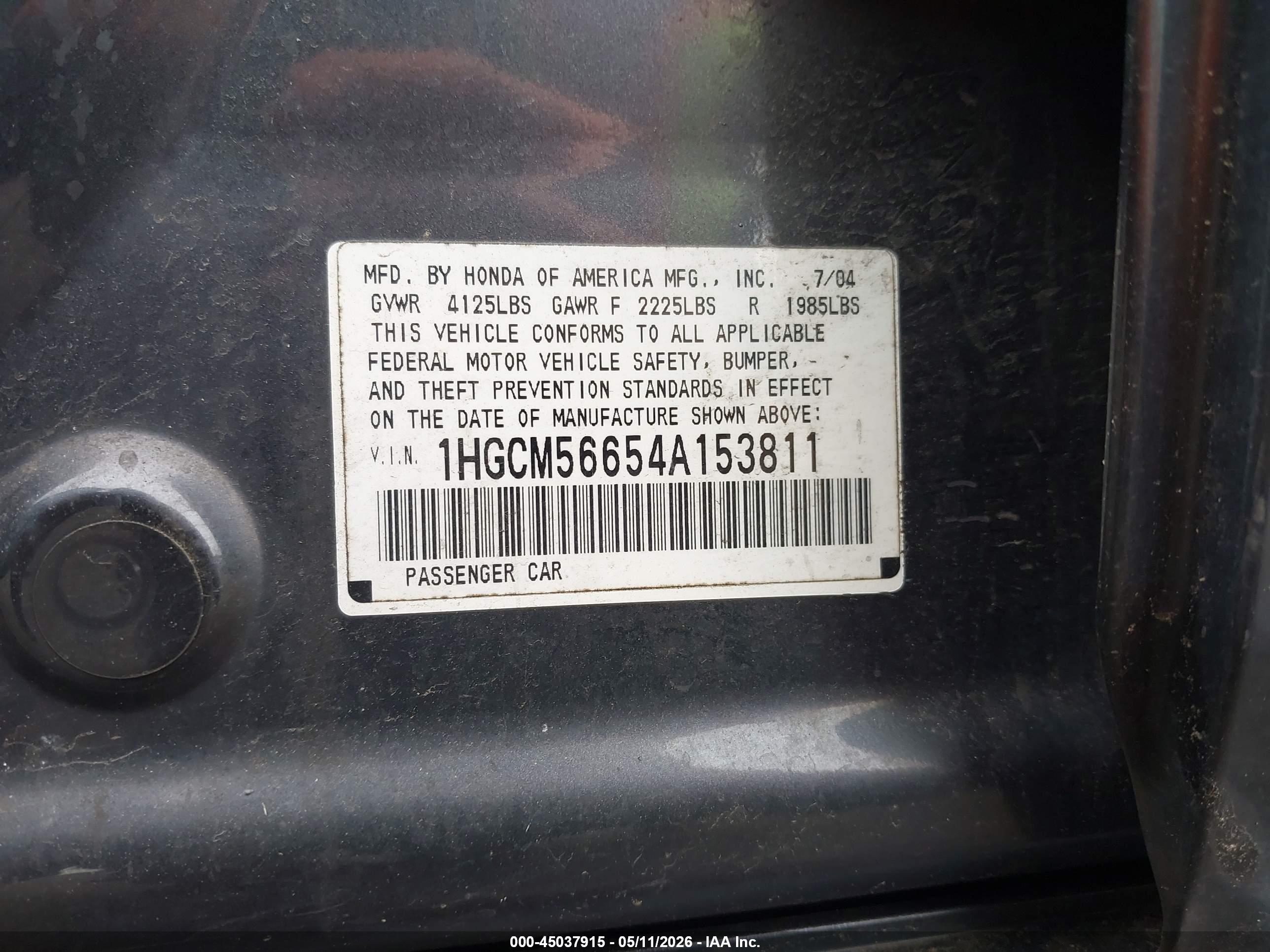 HONDA ACCORD image 9