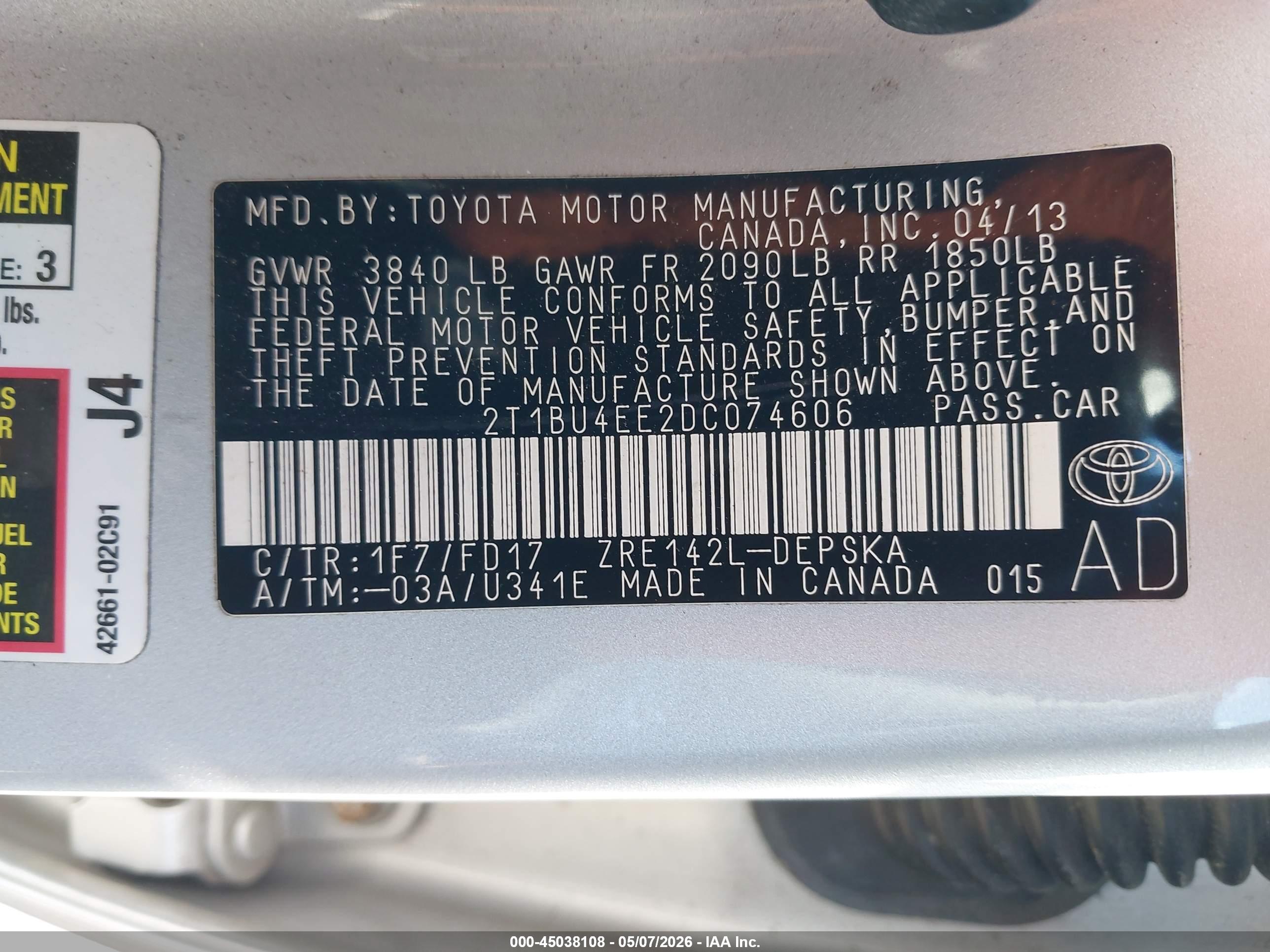 TOYOTA COROLLA image 9