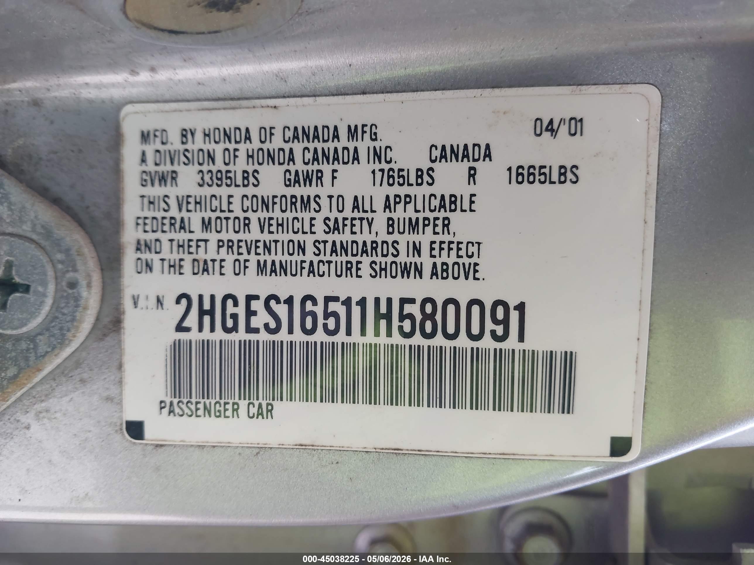HONDA CIVIC image 9